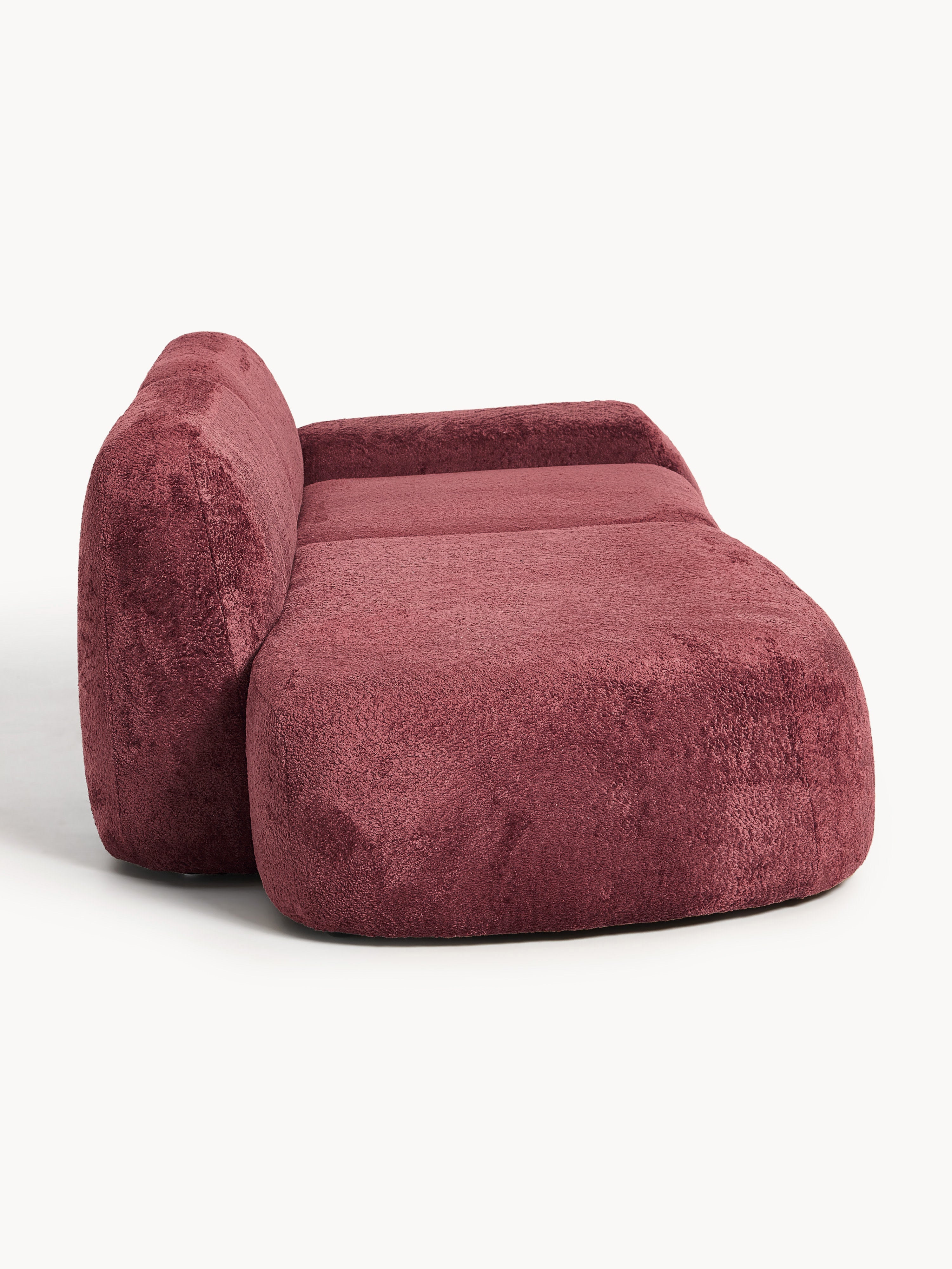 Modulare Teddy-Bouclé-Chaise Wolke (3-Sitzer)
