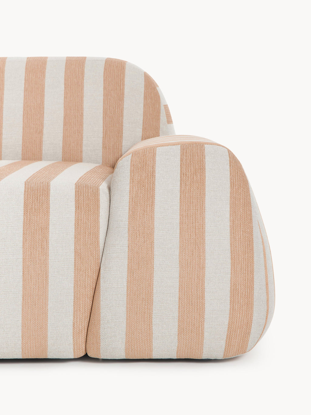 Modulares Gestreiftes Sofa Wolke (3-Sitzer)