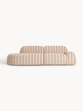 Galeriebild 1 - Modulares Gestreiftes Sofa Wolke (3-Sitzer)