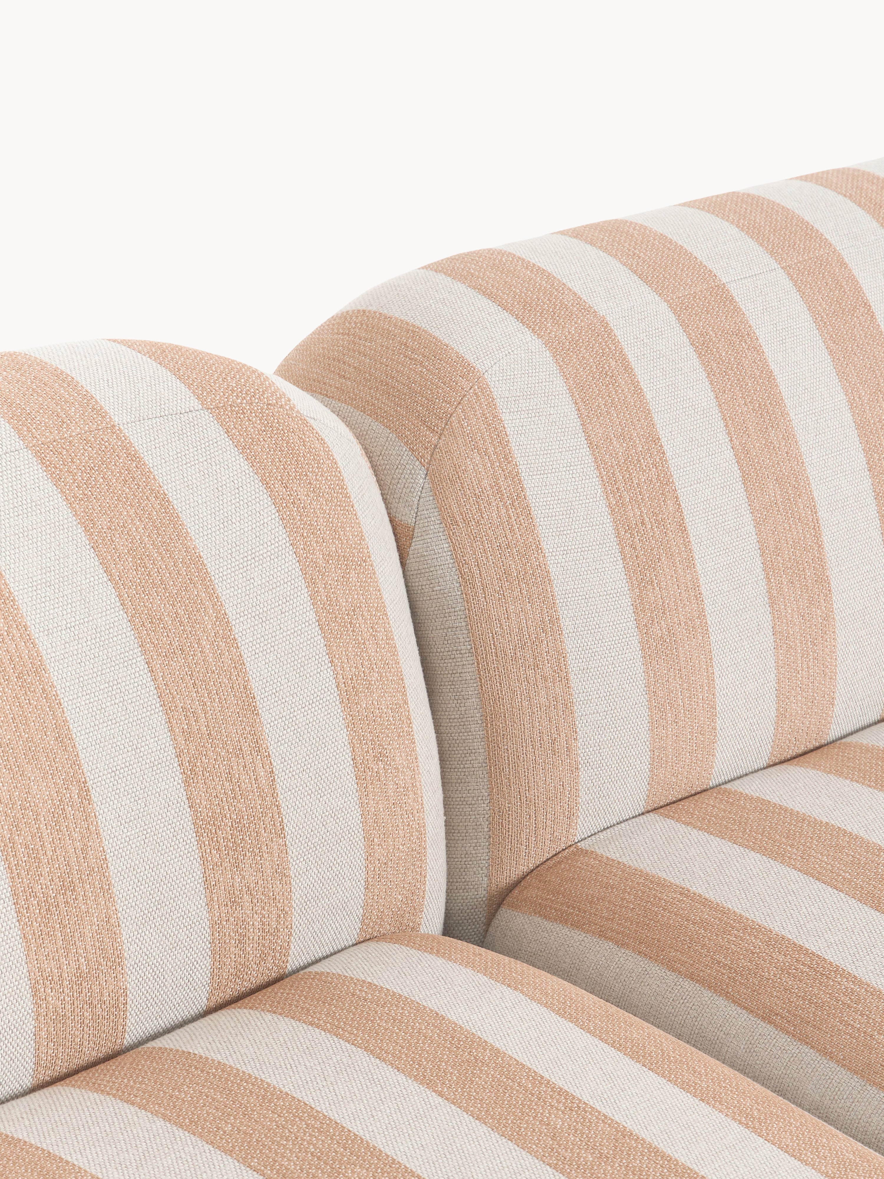 Modulares Gestreiftes Sofa Wolke (3-Sitzer)