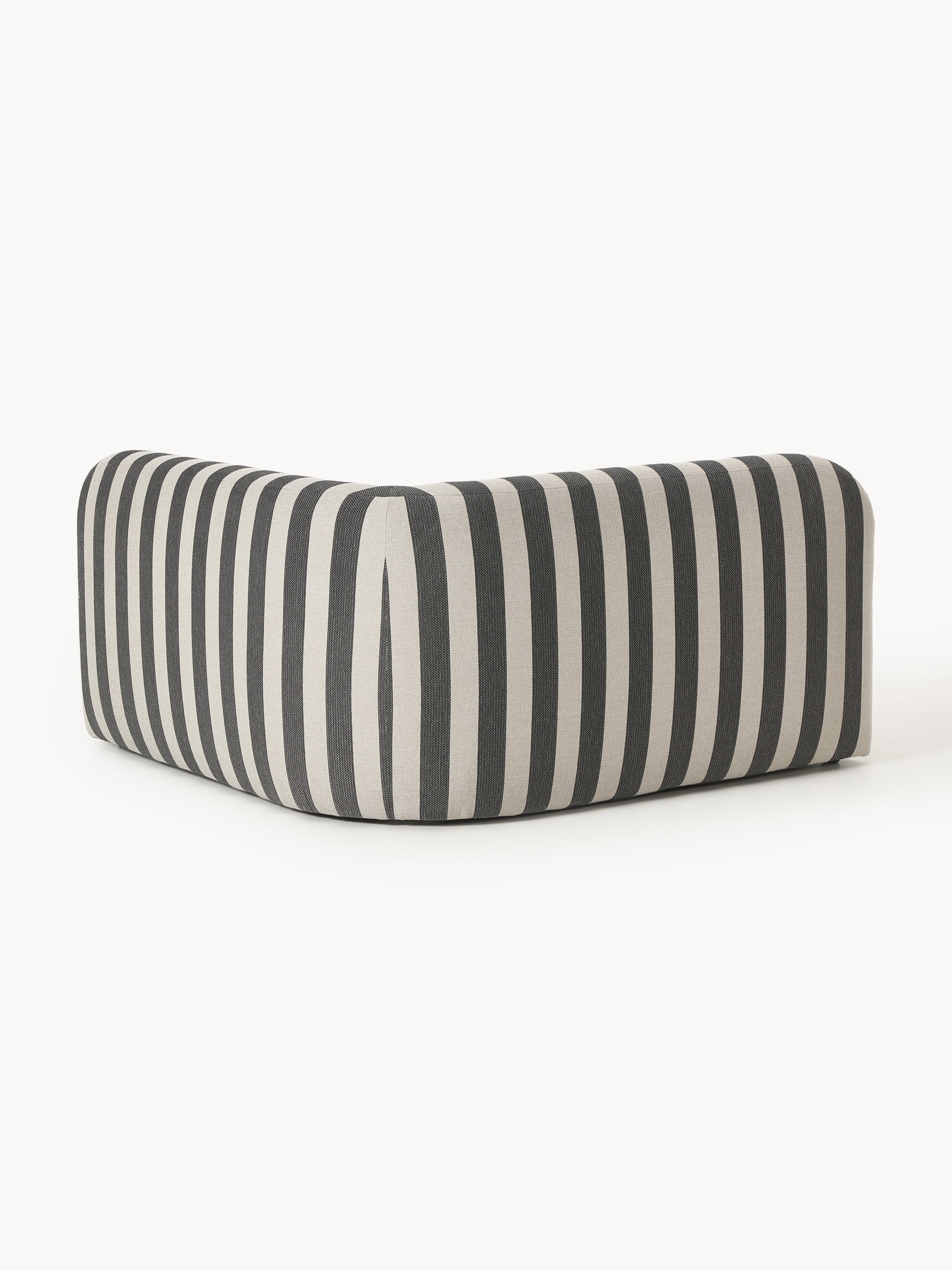 Rundes Gestreiftes Eckmodul Wolke