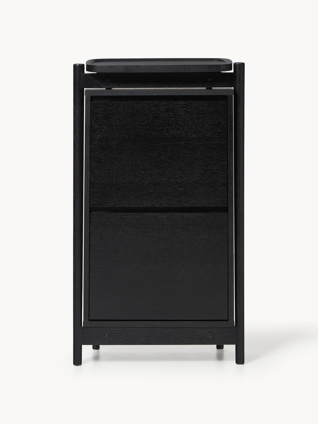 Holz-Schuhschrank Libby mit Klappfächern
