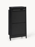 Galeriebild 1 - Holz-Schuhschrank Libby mit Klappfächern