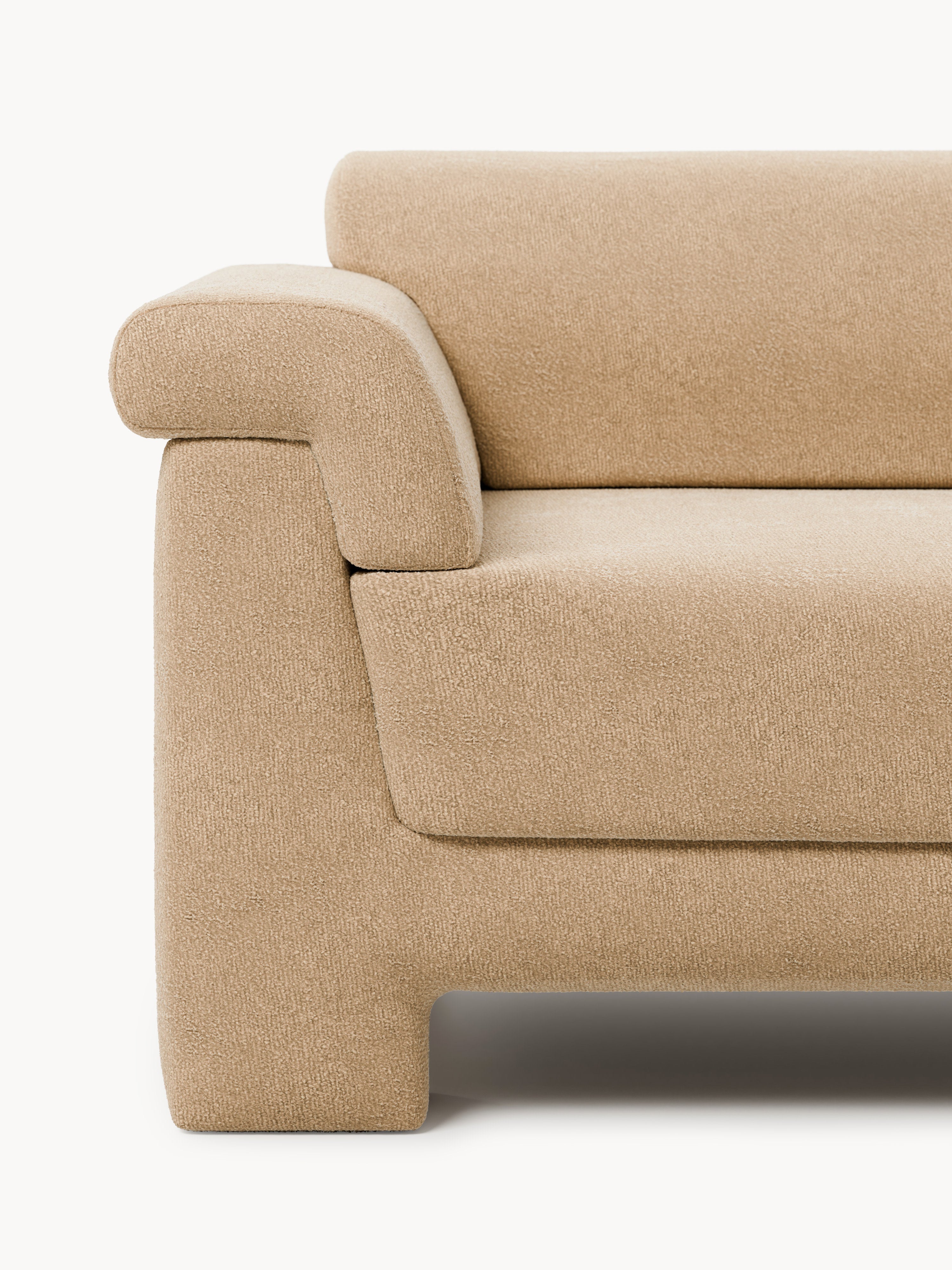 Bouclé-Sofa Atlas (2-Sitzer)
