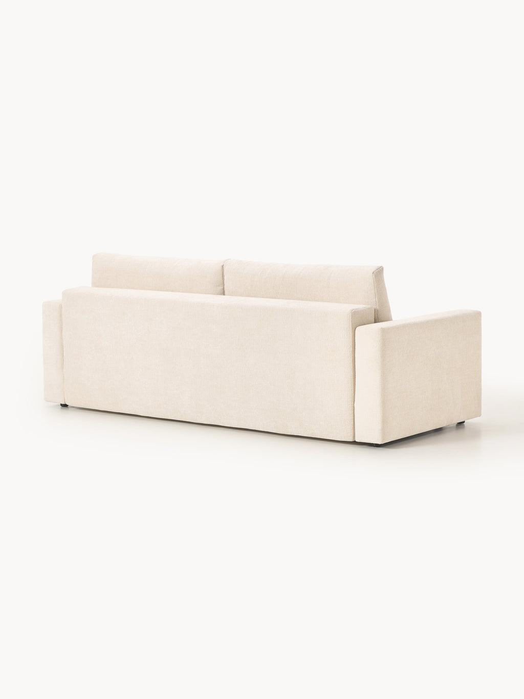 Samt-Schlafsofa Tasha (3-Sitzer) mit Stauraum