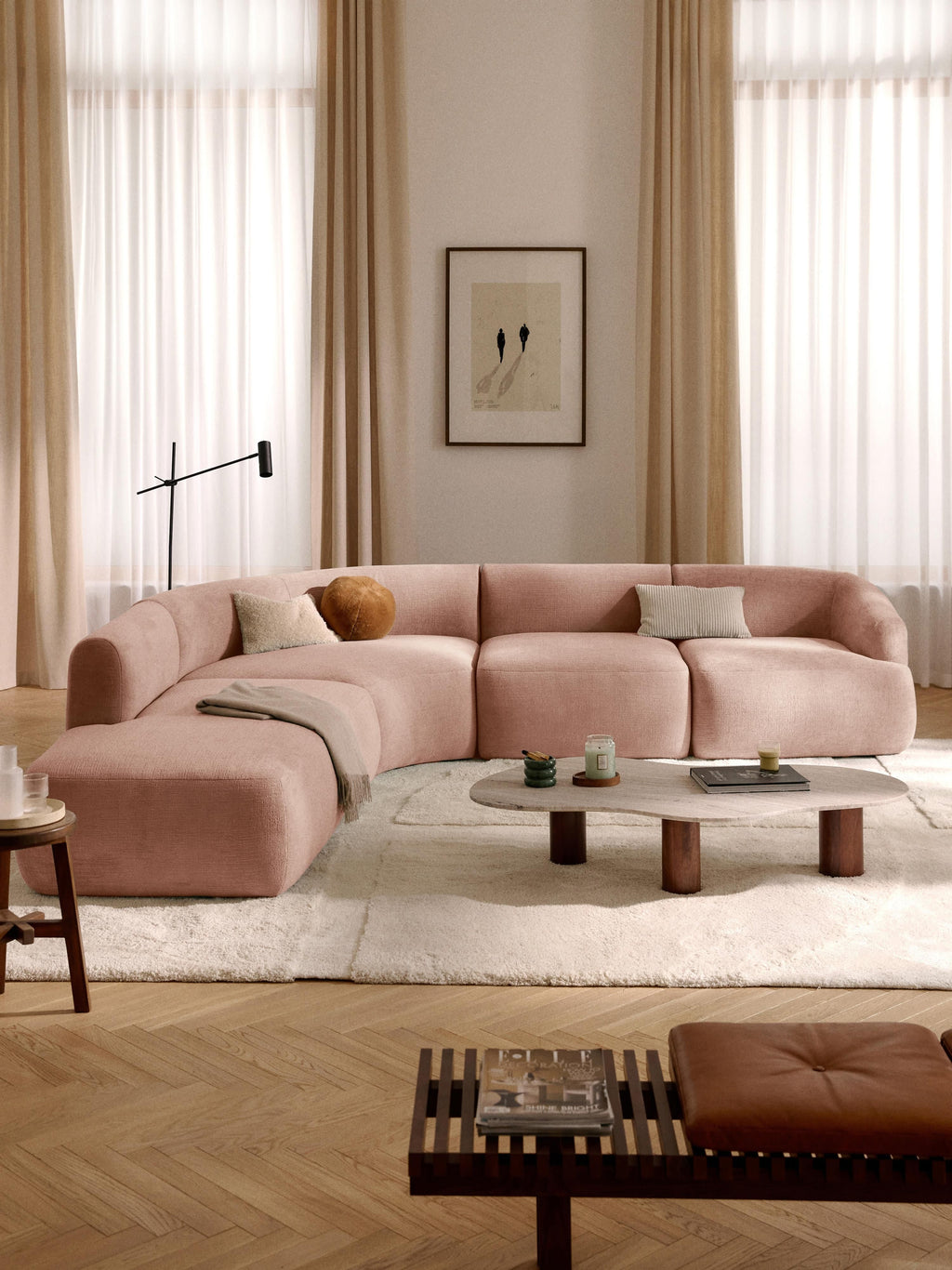 Modulares Ecksofa Sofia (4-Sitzer)