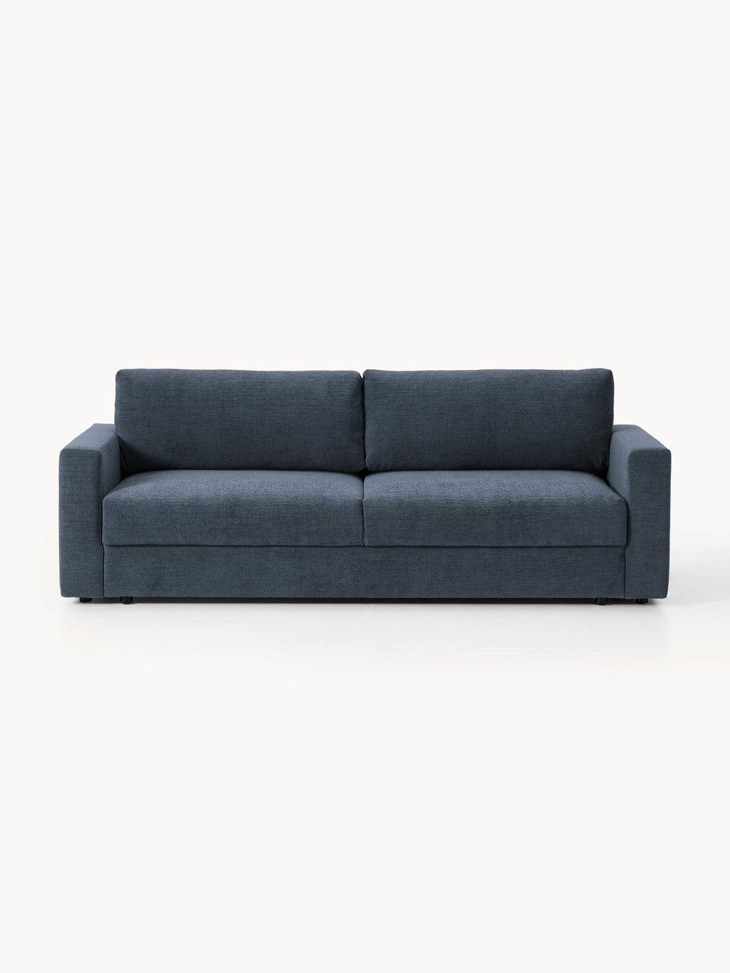 Galeriebild 1 - Samt-Schlafsofa Tasha (3-Sitzer) mit Stauraum
