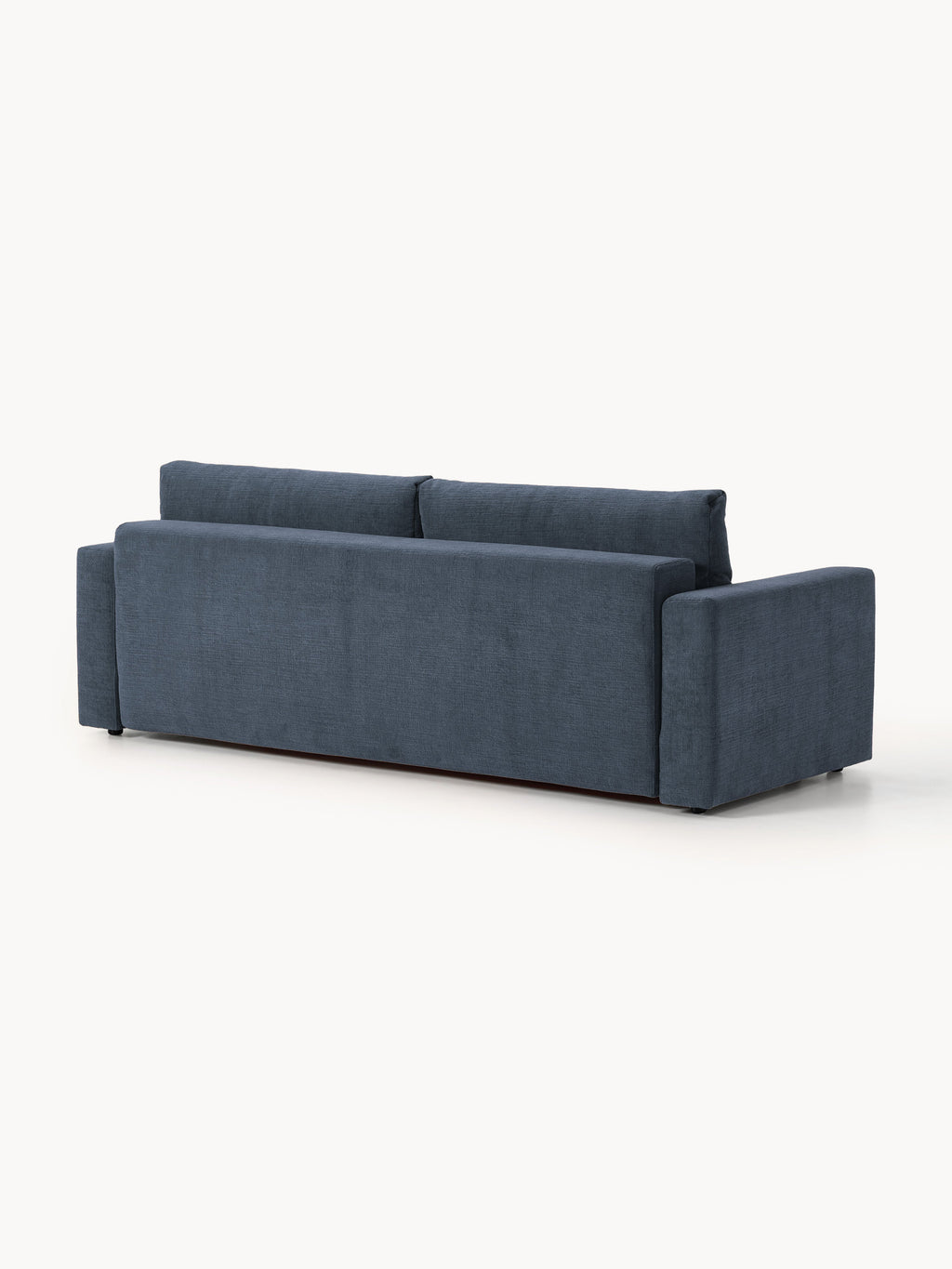 Samt-Schlafsofa Tasha (3-Sitzer) mit Stauraum