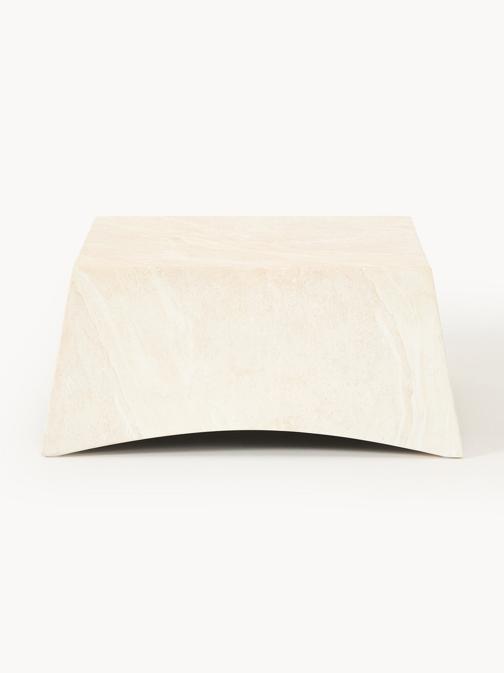 In- & Outdoor-Couchtisch Mohi in Travertin-Optik, B 80 cm