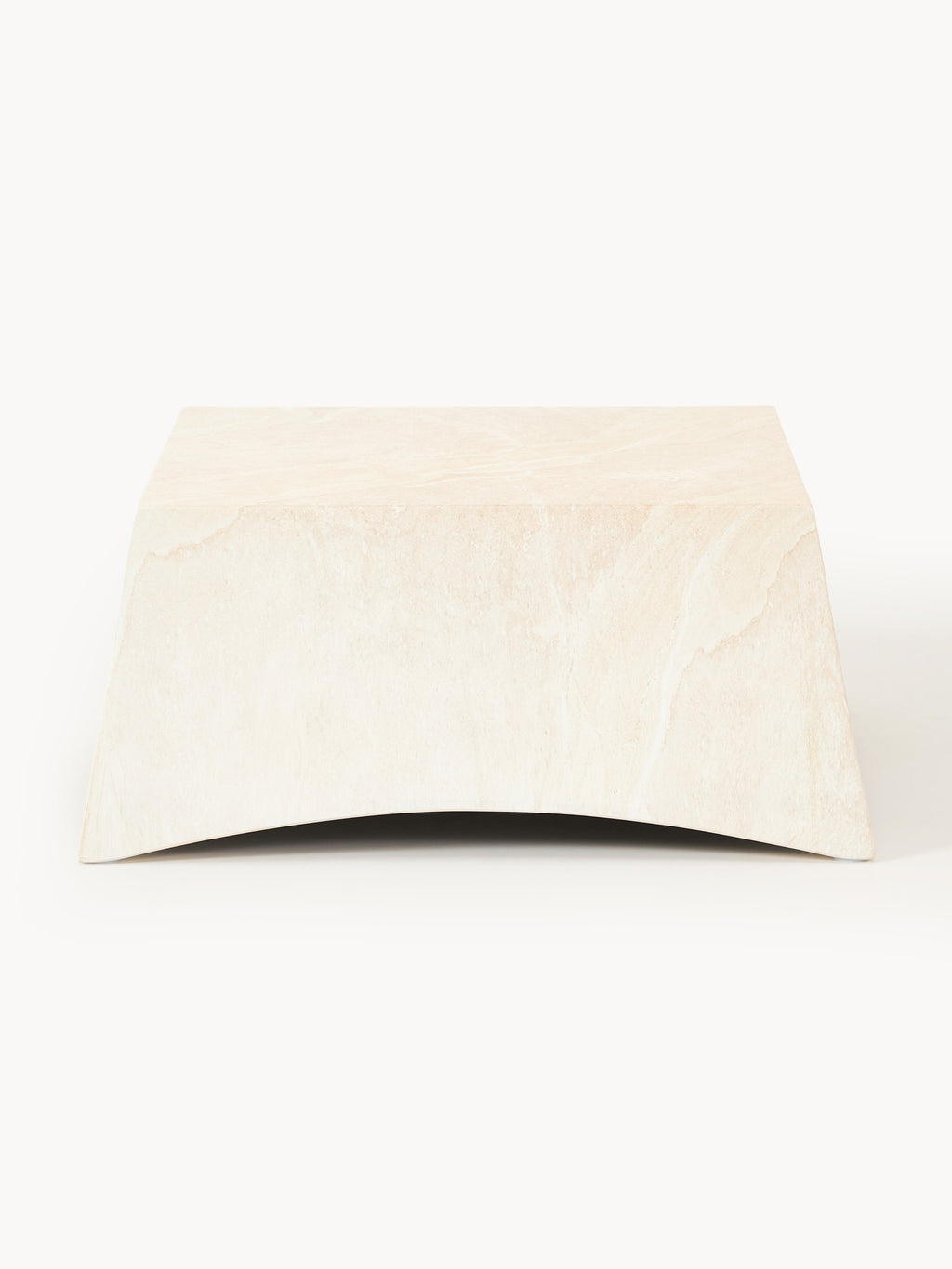 In- & Outdoor-Couchtisch Mohi in Travertin-Optik, B 80 cm