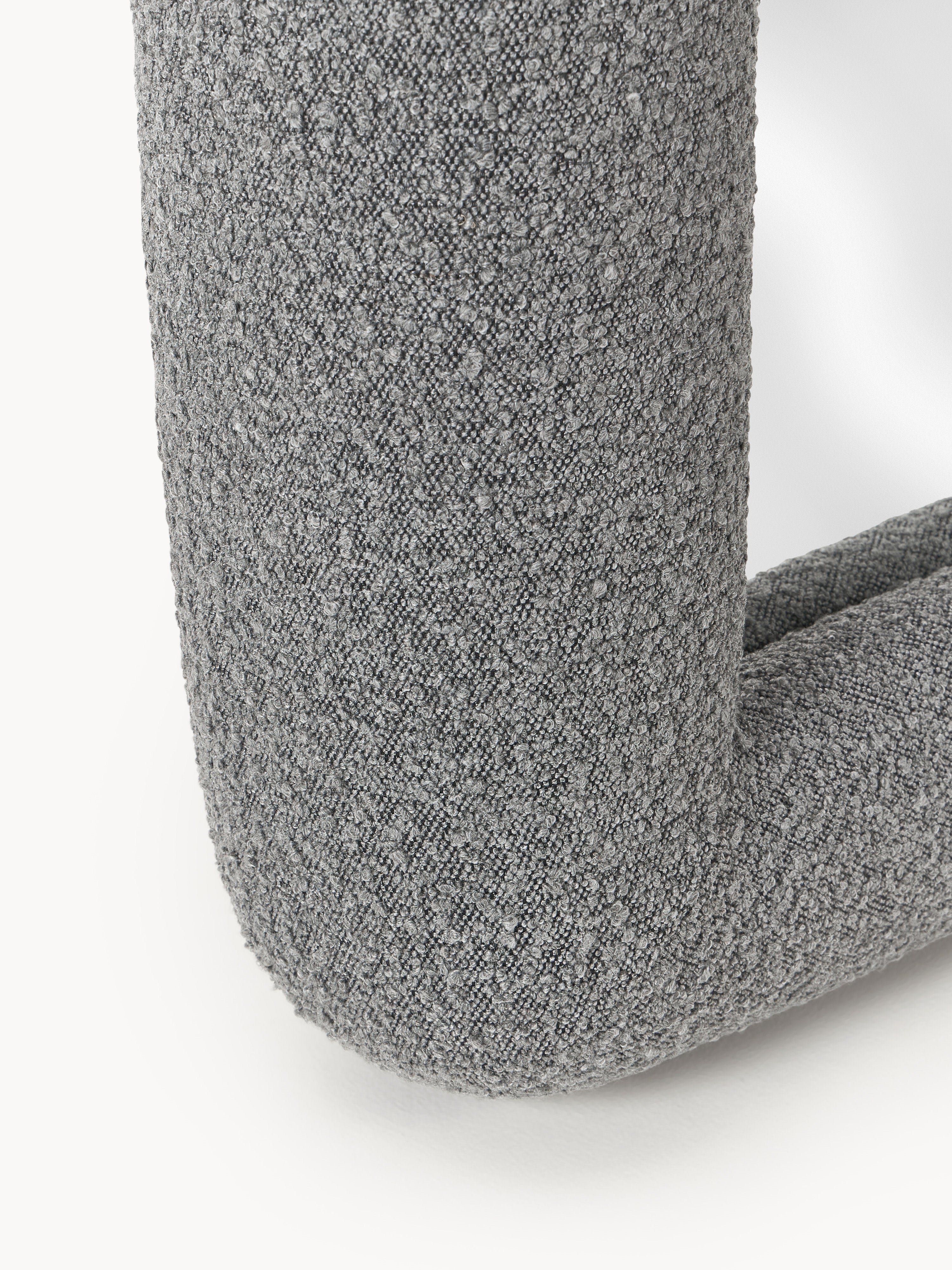 Westwing | Crosby Studios, Ganzkörperspiegel Glace mit Bouclé-Rahmen