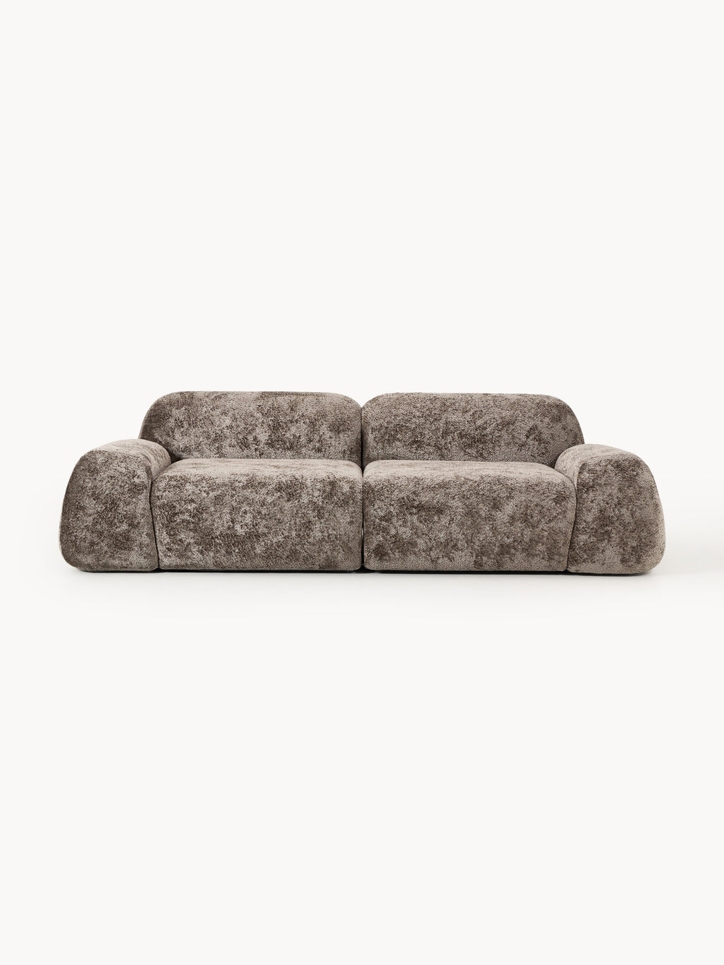 Modulares Teddy-Bouclé-Sofa Wolke (3-Sitzer)
