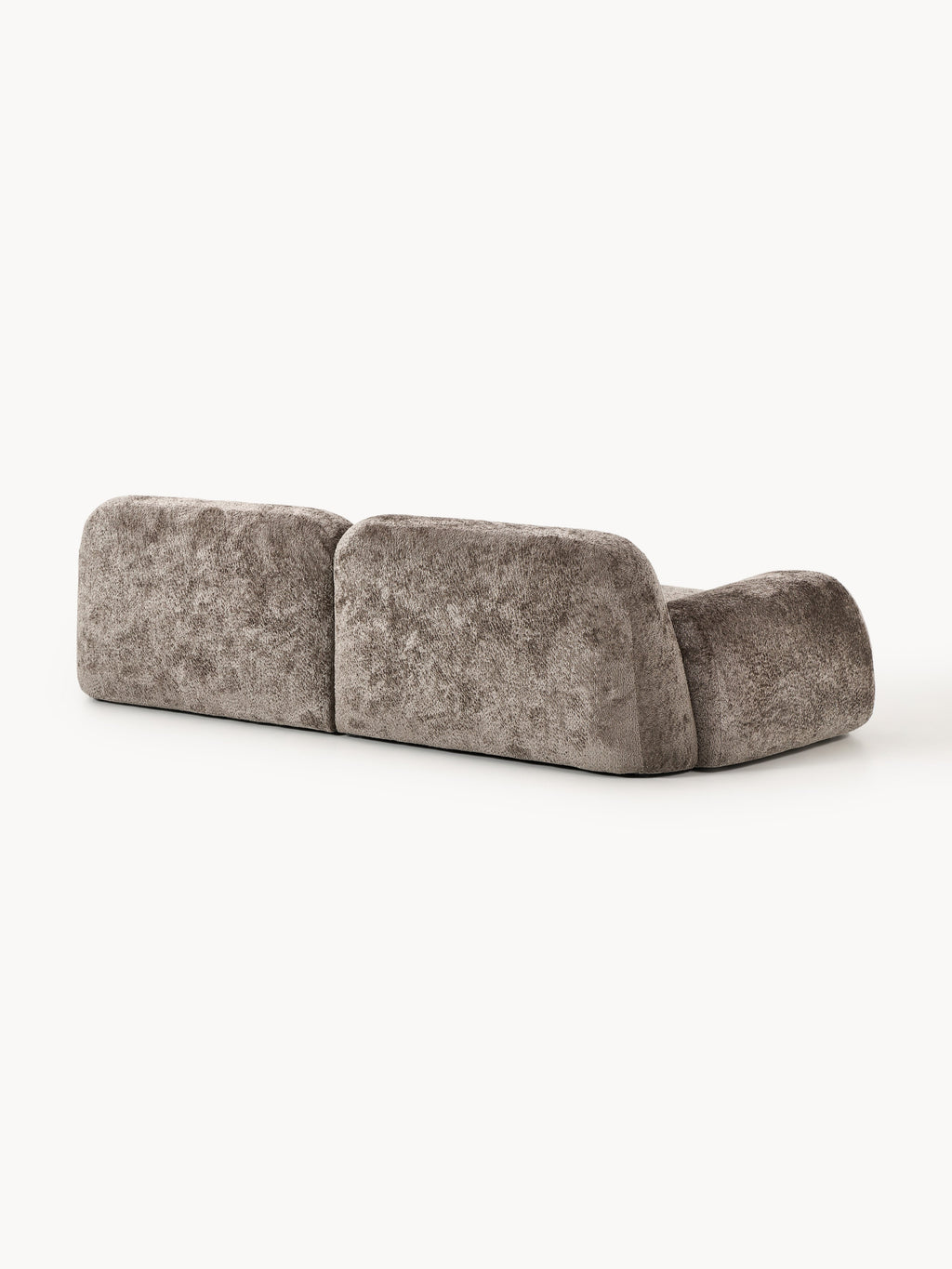 Modulares Teddy-Bouclé-Sofa Wolke (3-Sitzer)