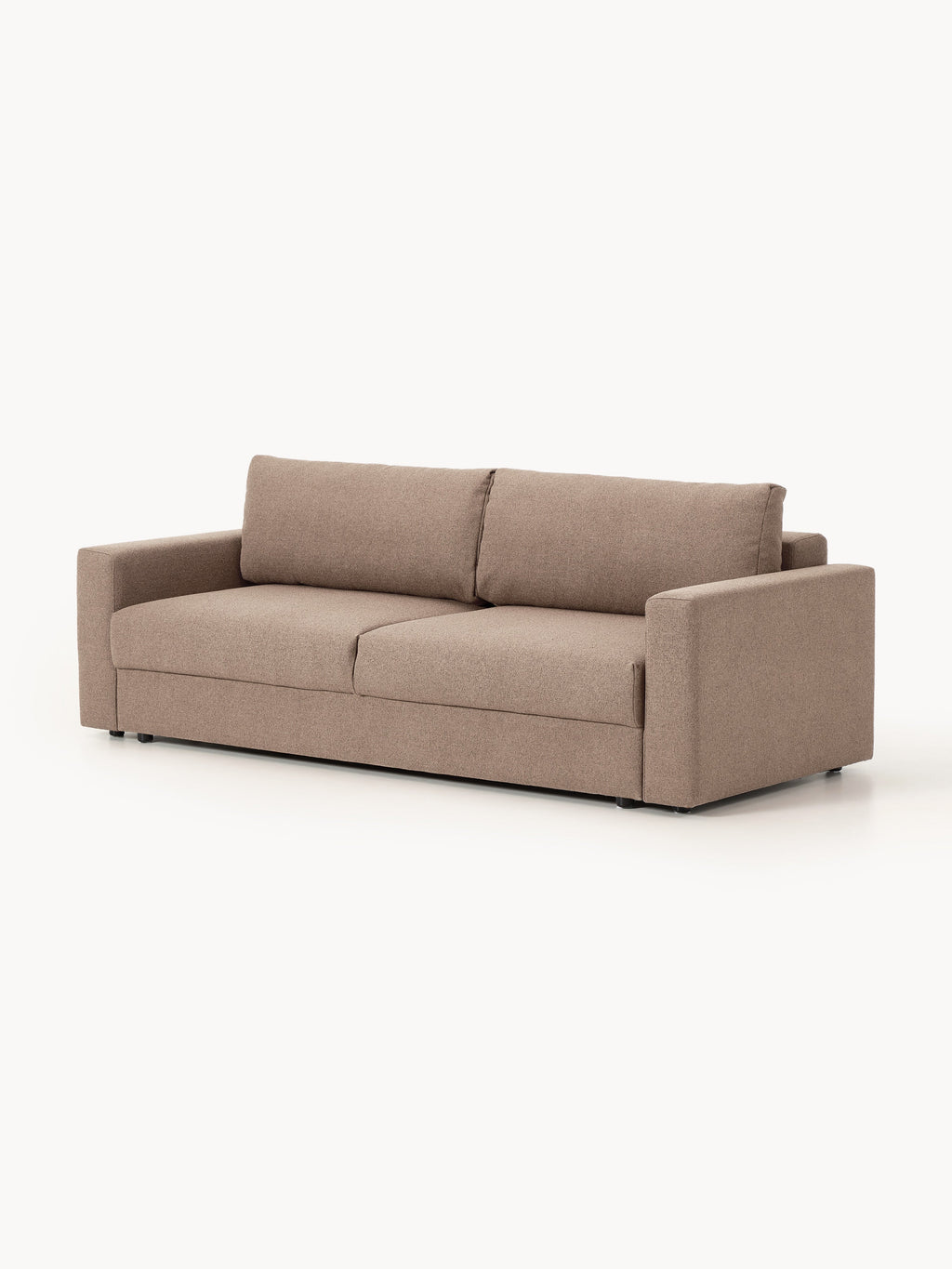 Bouclé-Schlafsofa Tasha (3-Sitzer) mit Stauraum