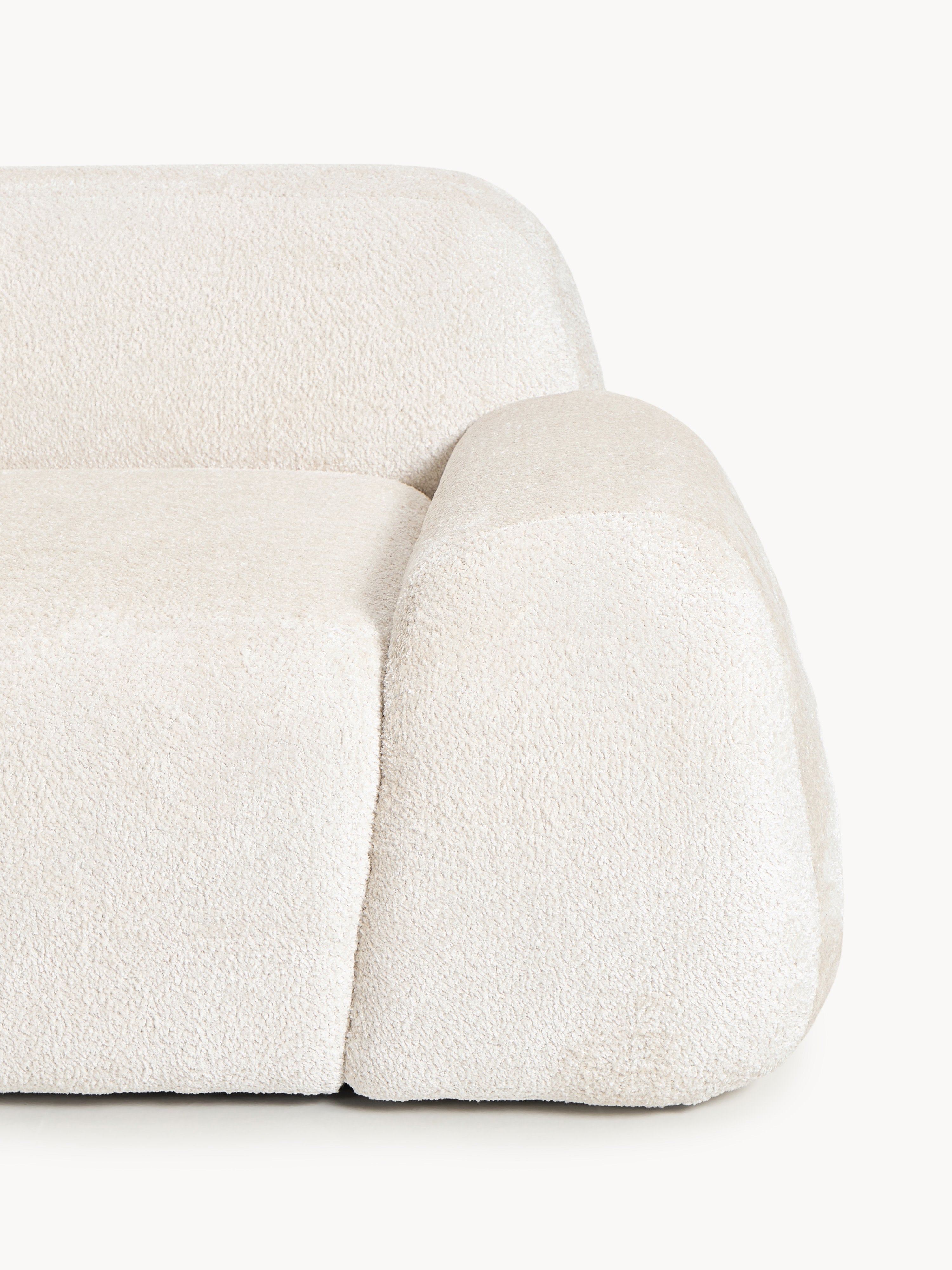 Modulare Teddy-Bouclé-Chaise Wolke (3-Sitzer)