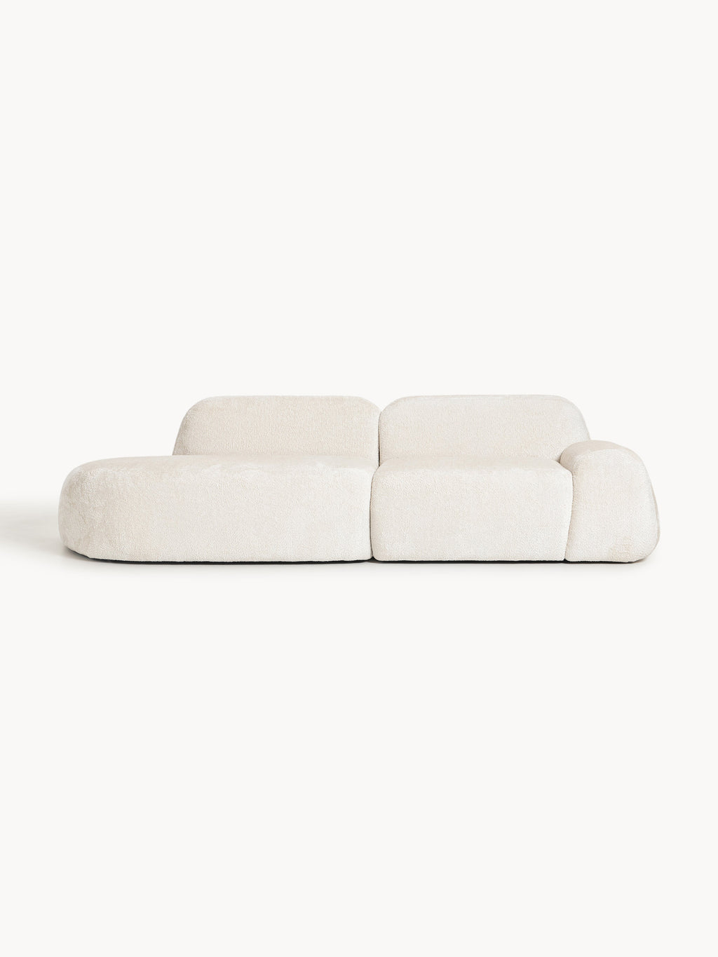 Galeriebild 1 - Modulare Teddy-Bouclé-Chaise Wolke (3-Sitzer)