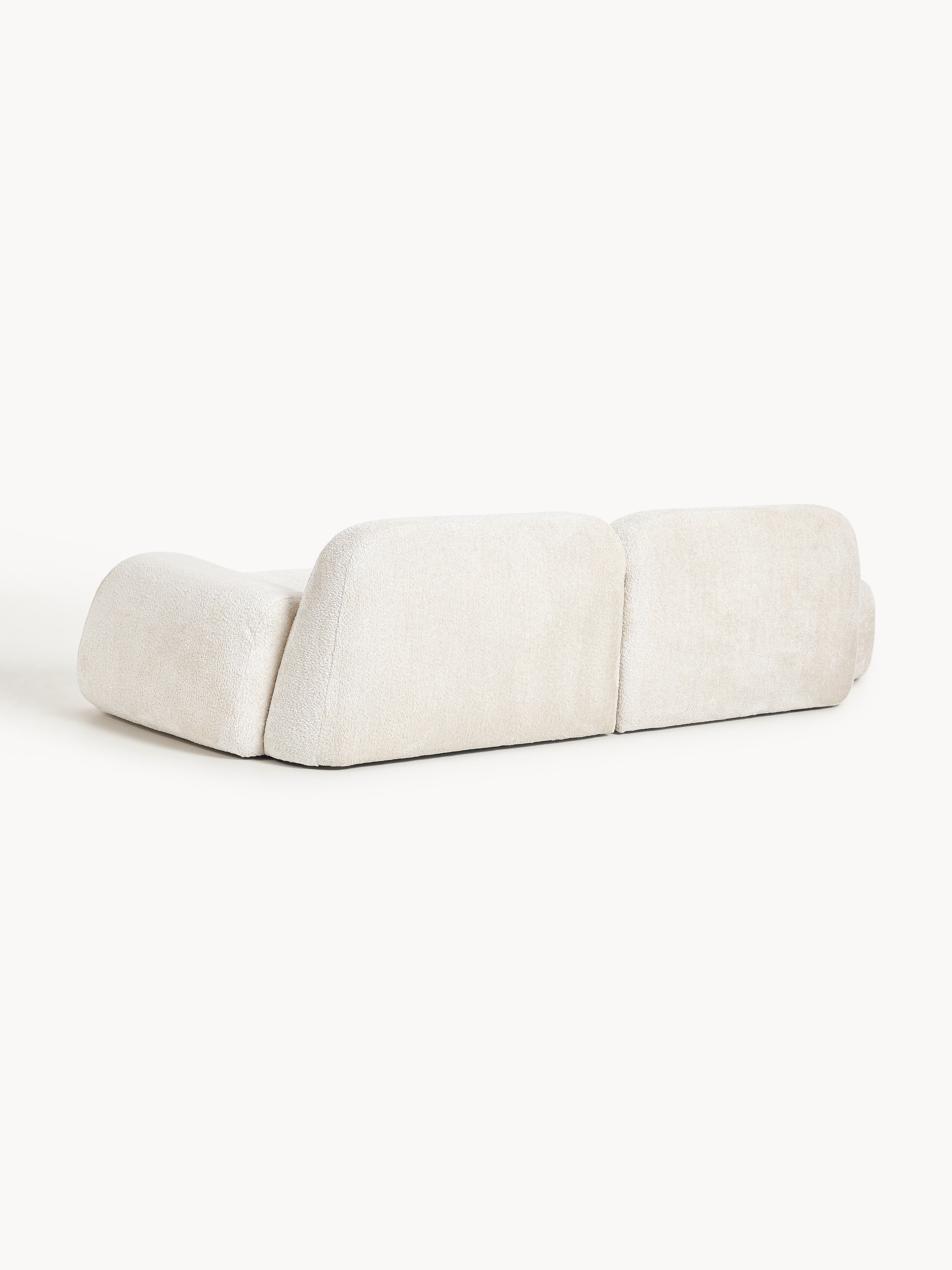Modulare Teddy-Bouclé-Chaise Wolke (3-Sitzer)