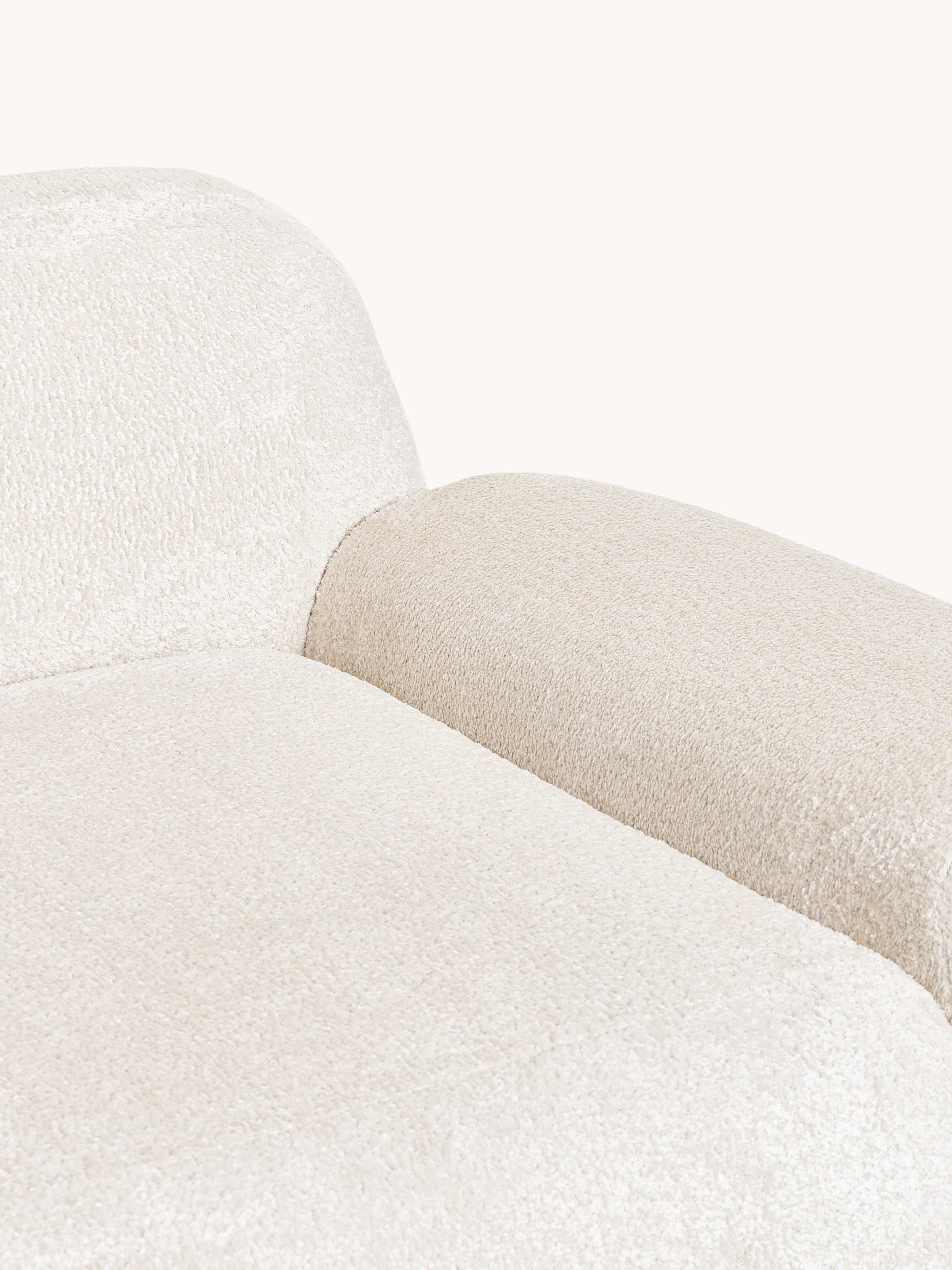 Modulare Teddy-Bouclé-Chaise Wolke (3-Sitzer)