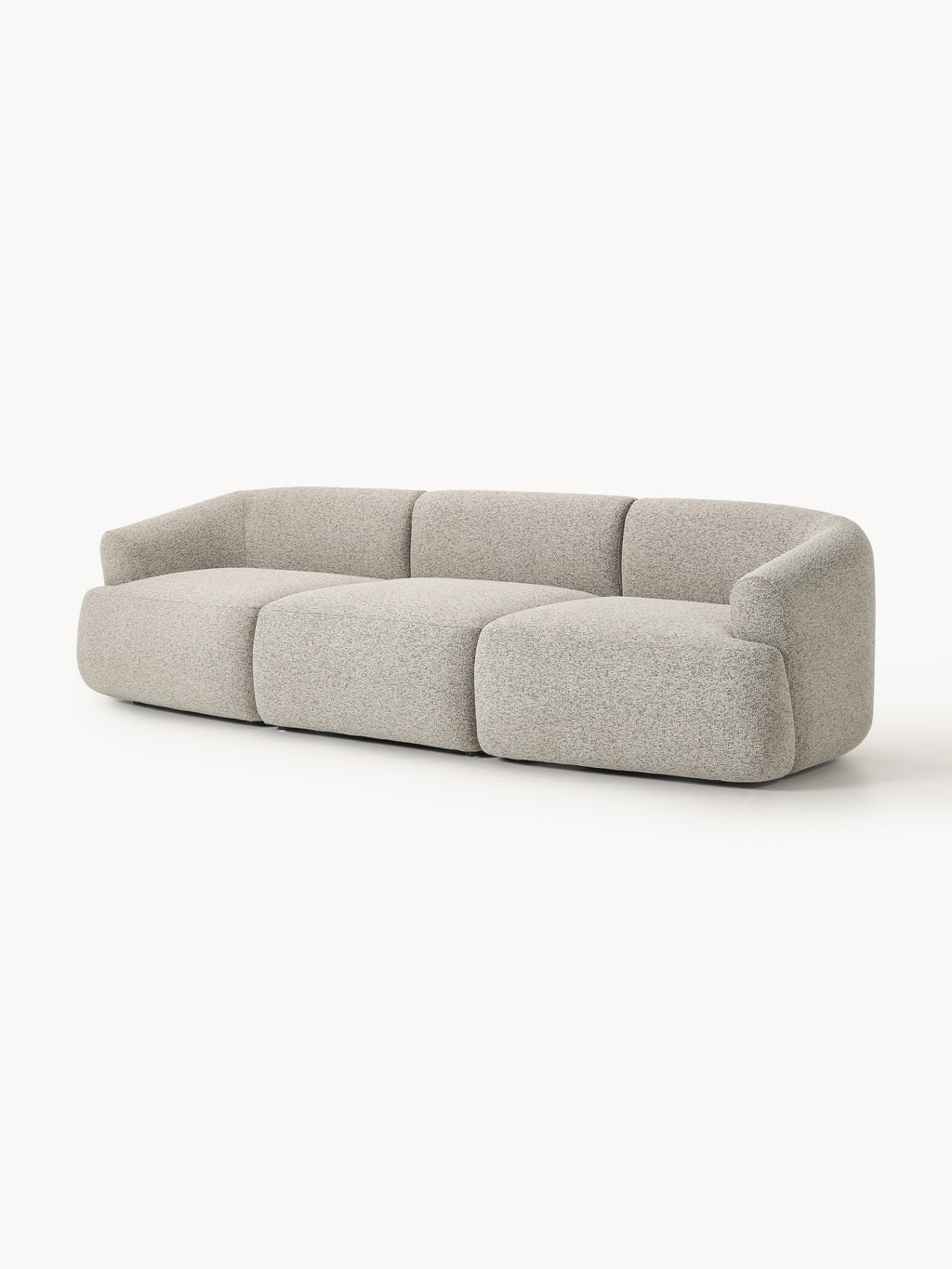 Modulares Bouclé-Sofa Sofia (3-Sitzer)