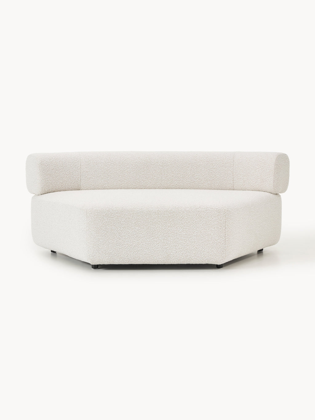 Galeriebild 1 - Rundes Bouclé-Eckmodul Anton