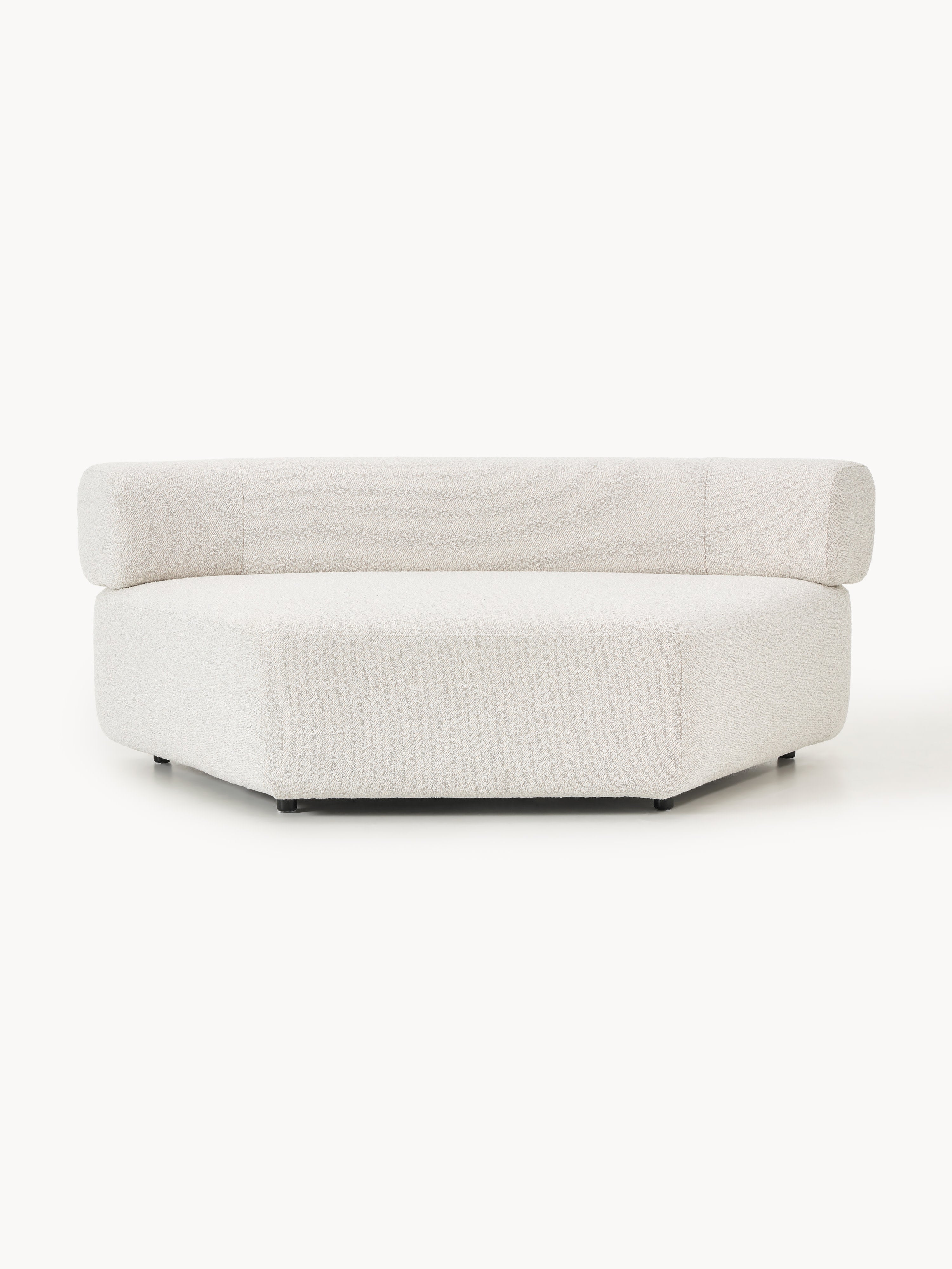 Galeriebild 1 - Rundes Bouclé-Eckmodul Anton