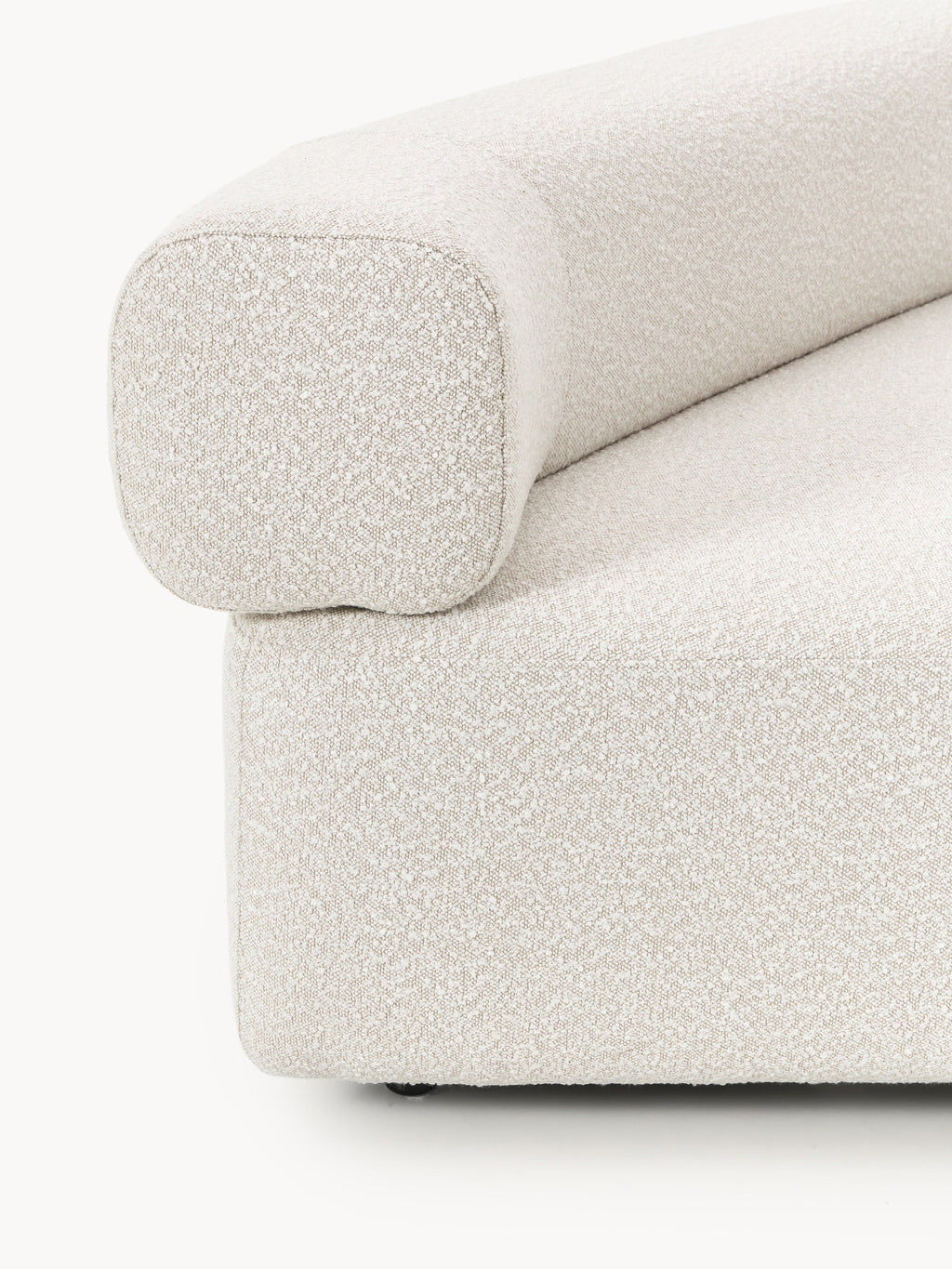 Rundes Bouclé-Eckmodul Anton