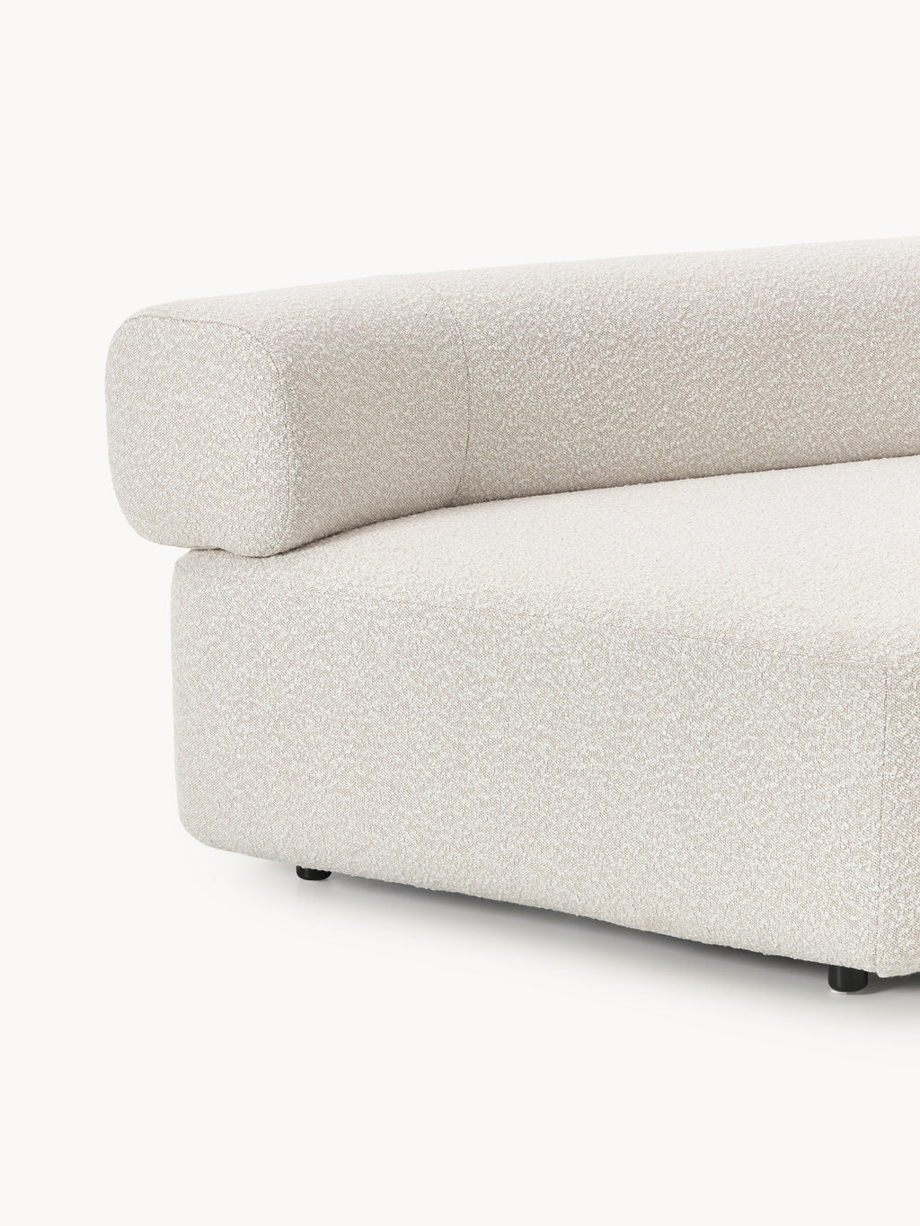Rundes Bouclé-Eckmodul Anton