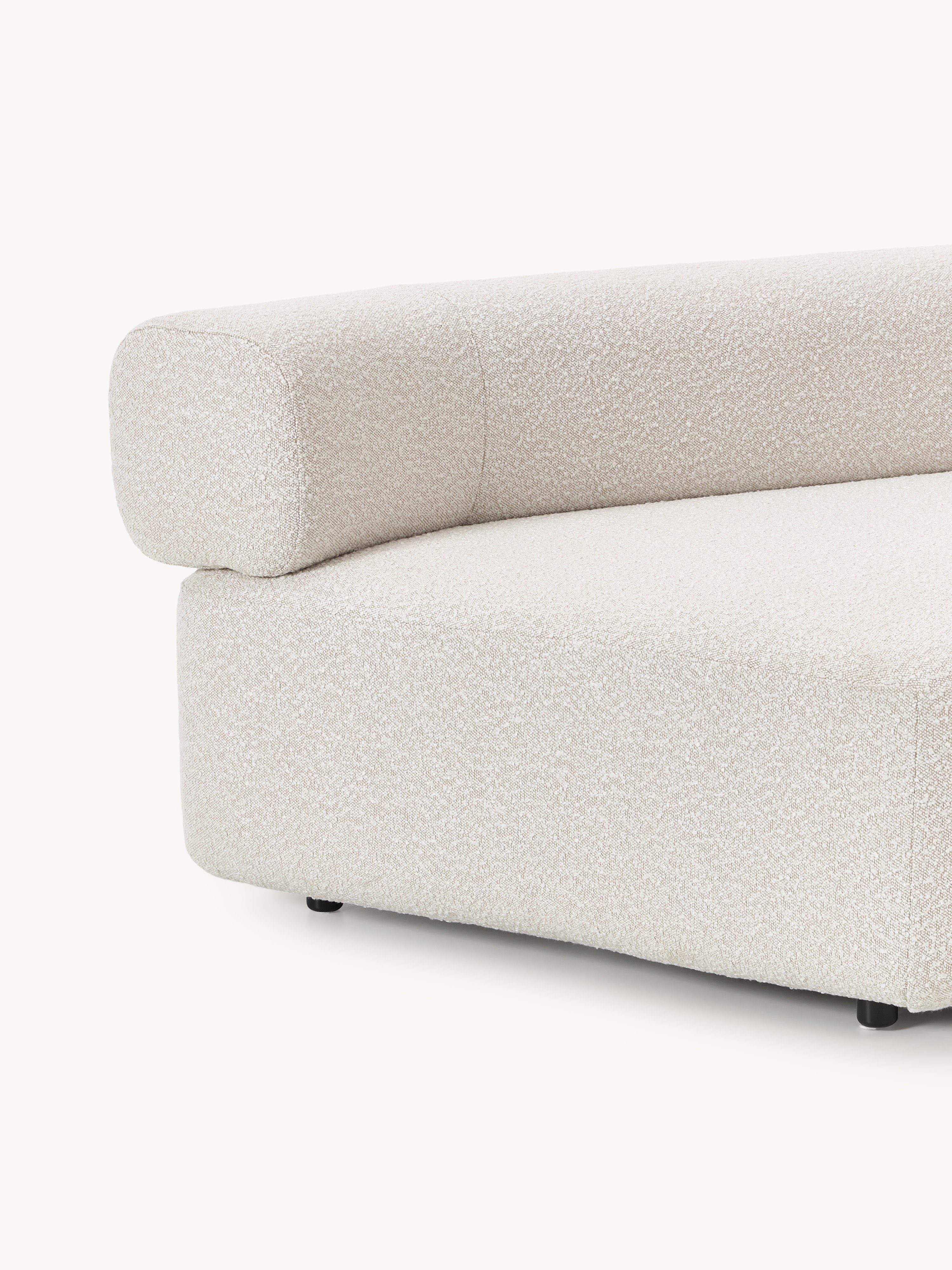Rundes Bouclé-Eckmodul Anton