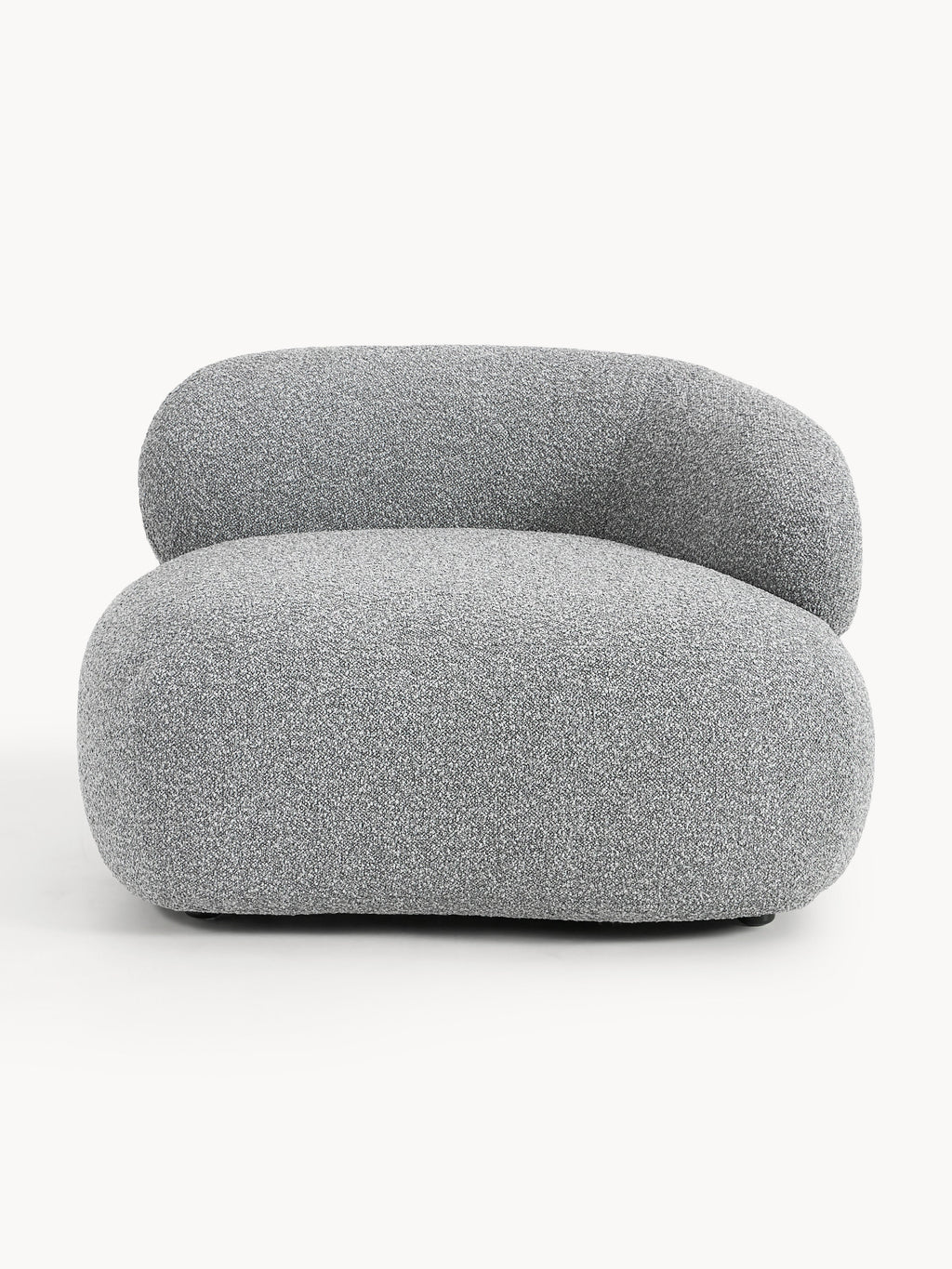 Bouclé-Loungesessel Alba