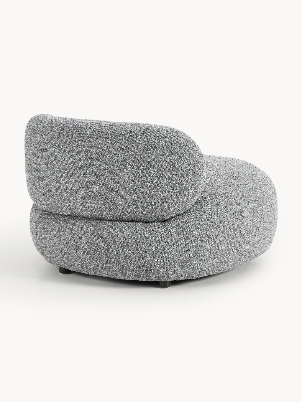 Bouclé-Loungesessel Alba