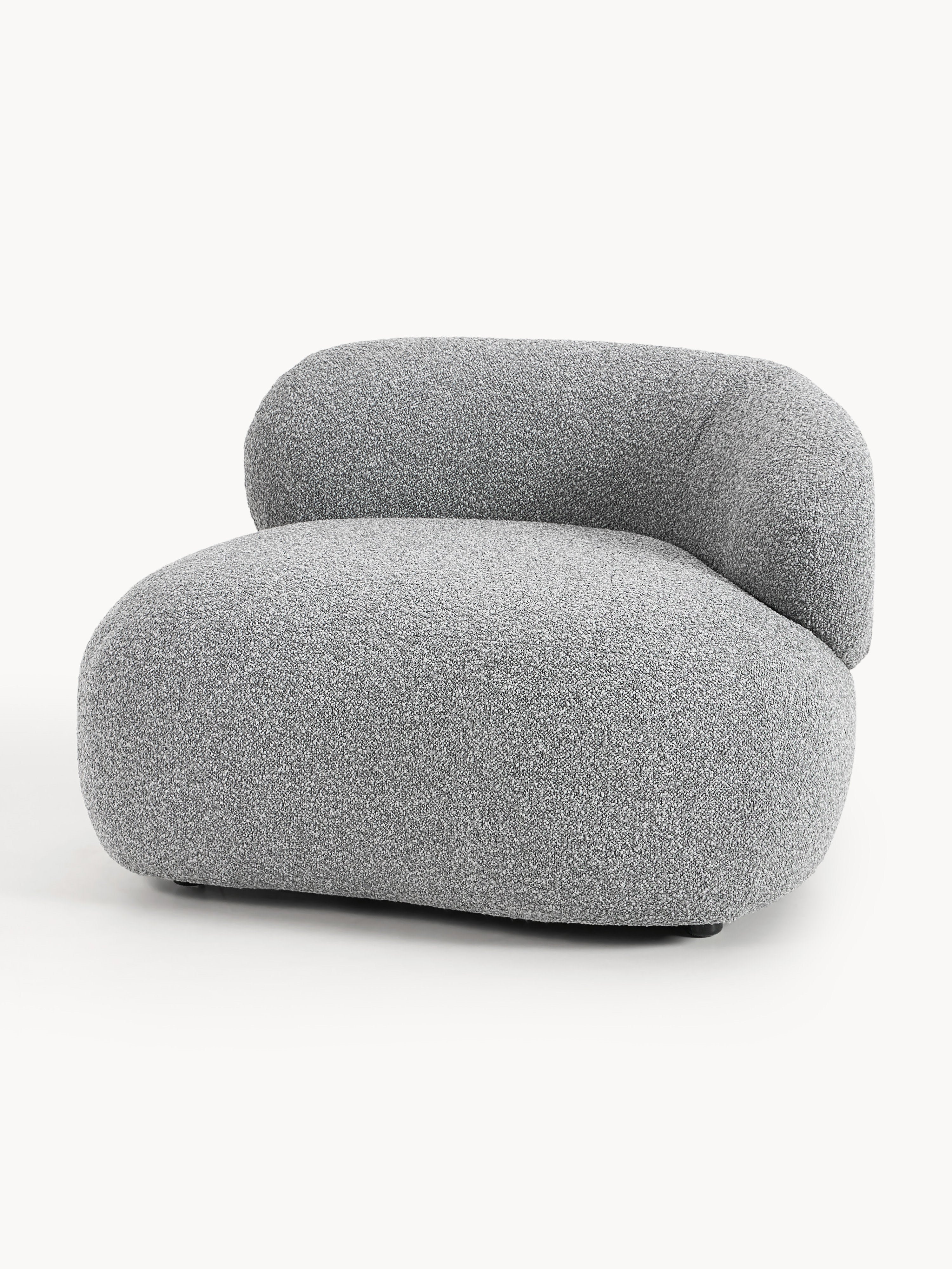 Galeriebild 1 - Bouclé-Loungesessel Alba