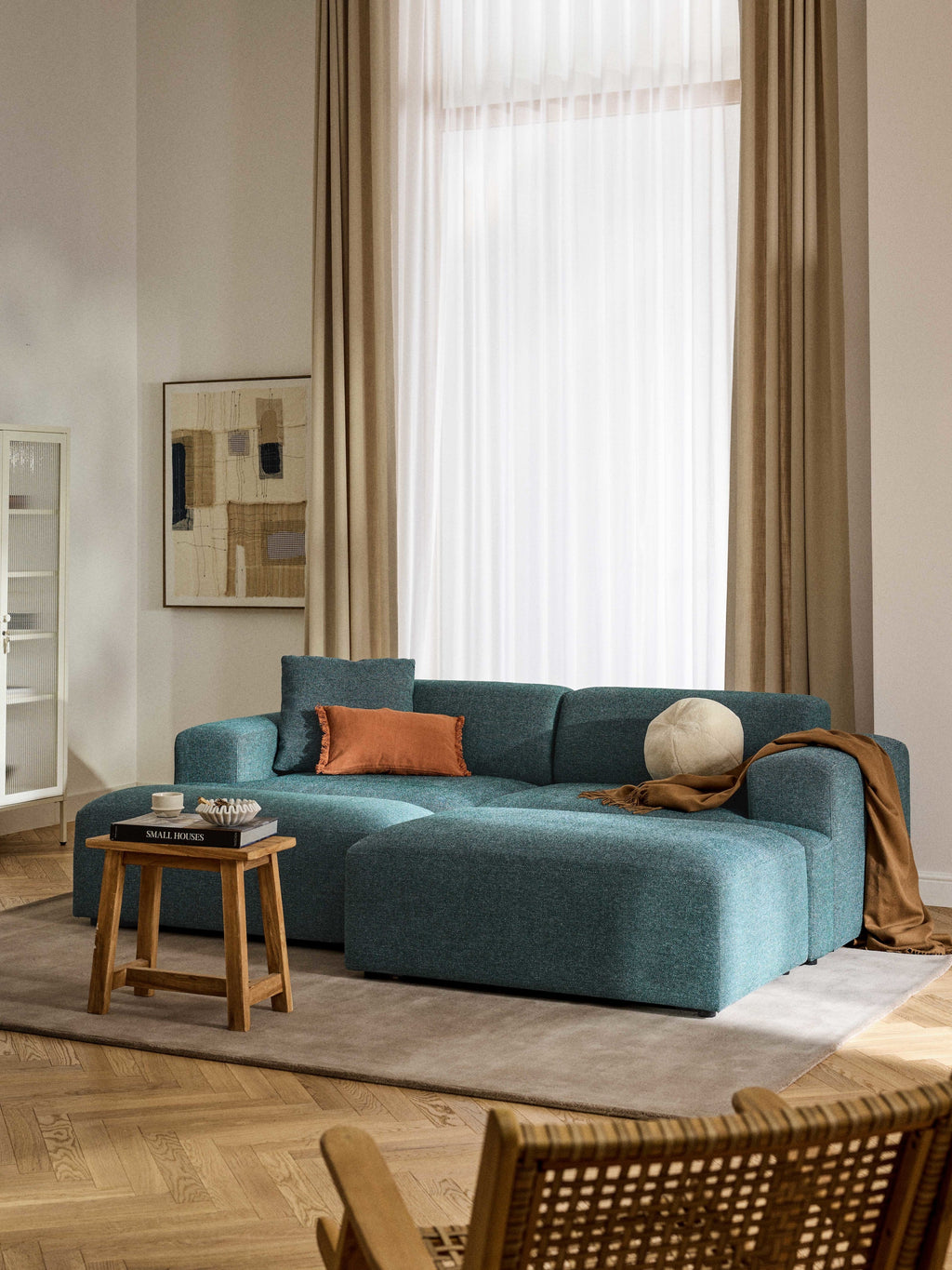 XL Sofa-Hocker Melva, B 116 x T 72 cm