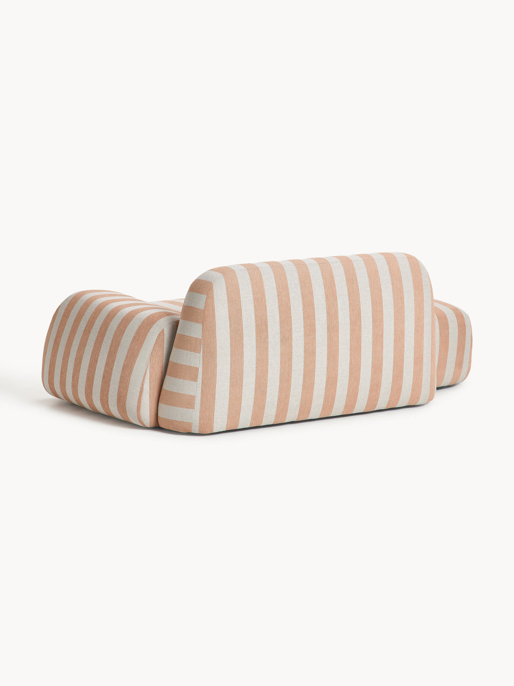 Gestreiftes Sofa Wolke (2-Sitzer) mit Chaiselongue