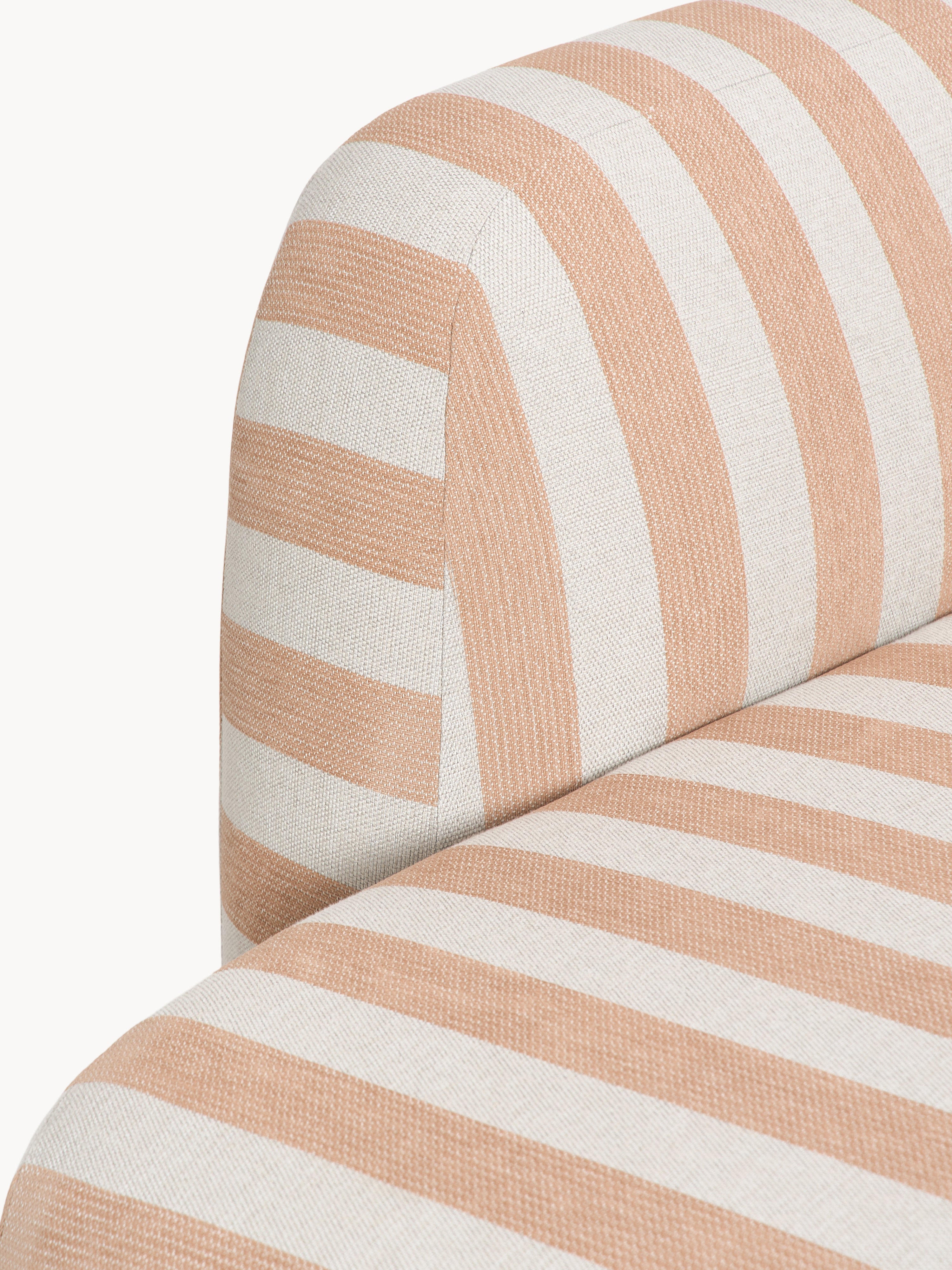 Gestreiftes Sofa Wolke (2-Sitzer) mit Chaiselongue