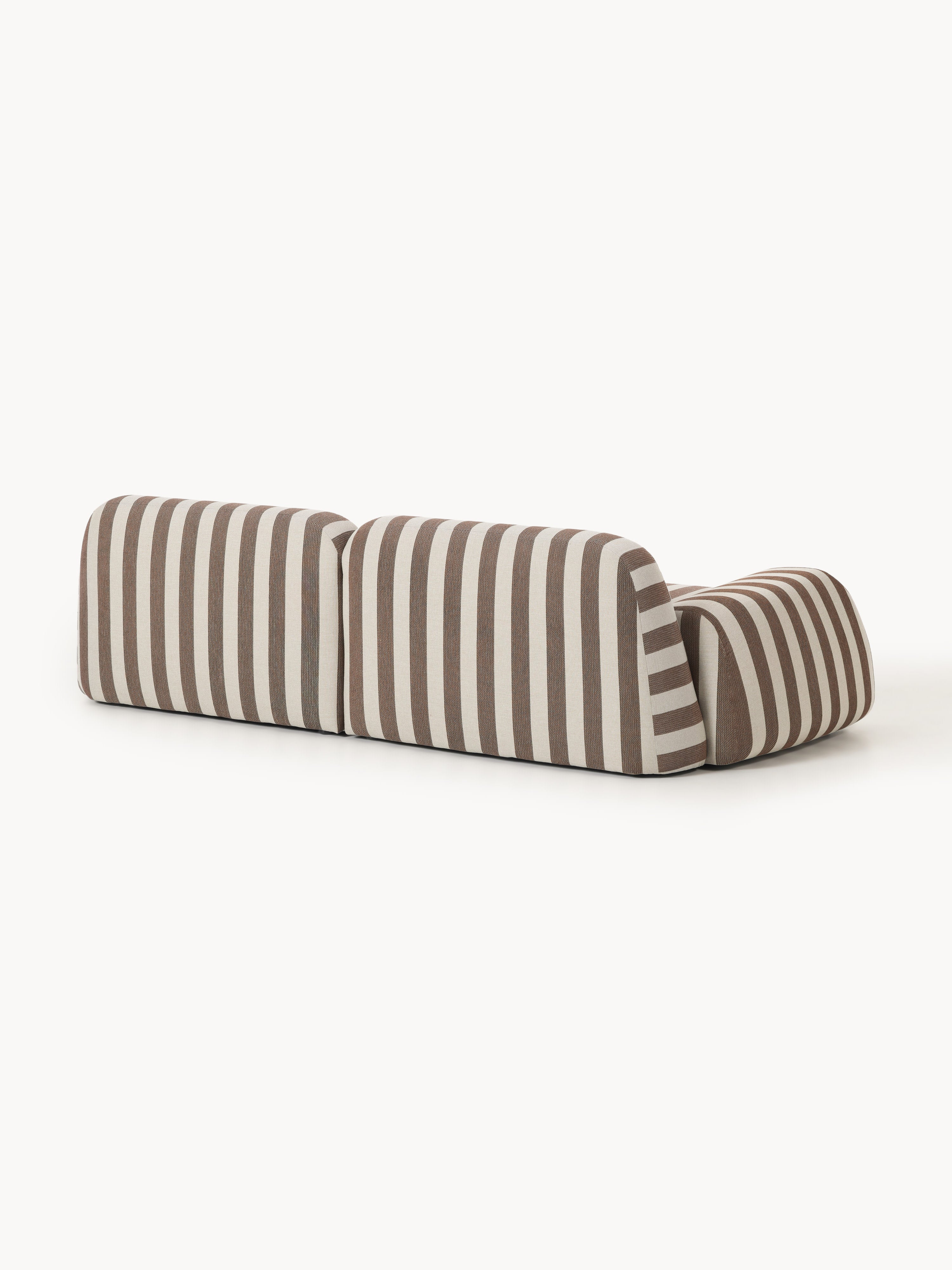 Modulares Gestreiftes Sofa Wolke (3-Sitzer)