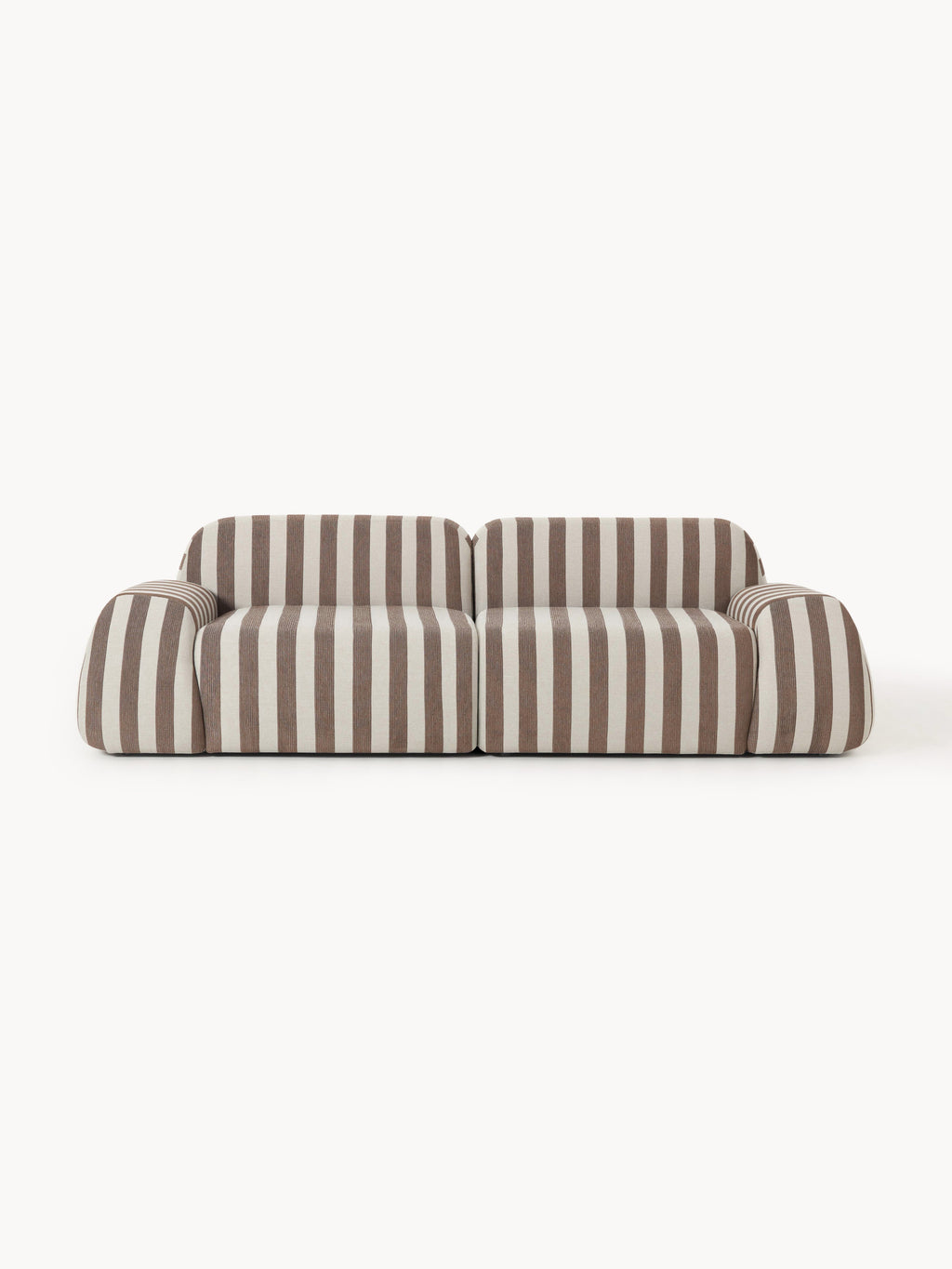 Galeriebild 1 - Modulares Gestreiftes Sofa Wolke (3-Sitzer)