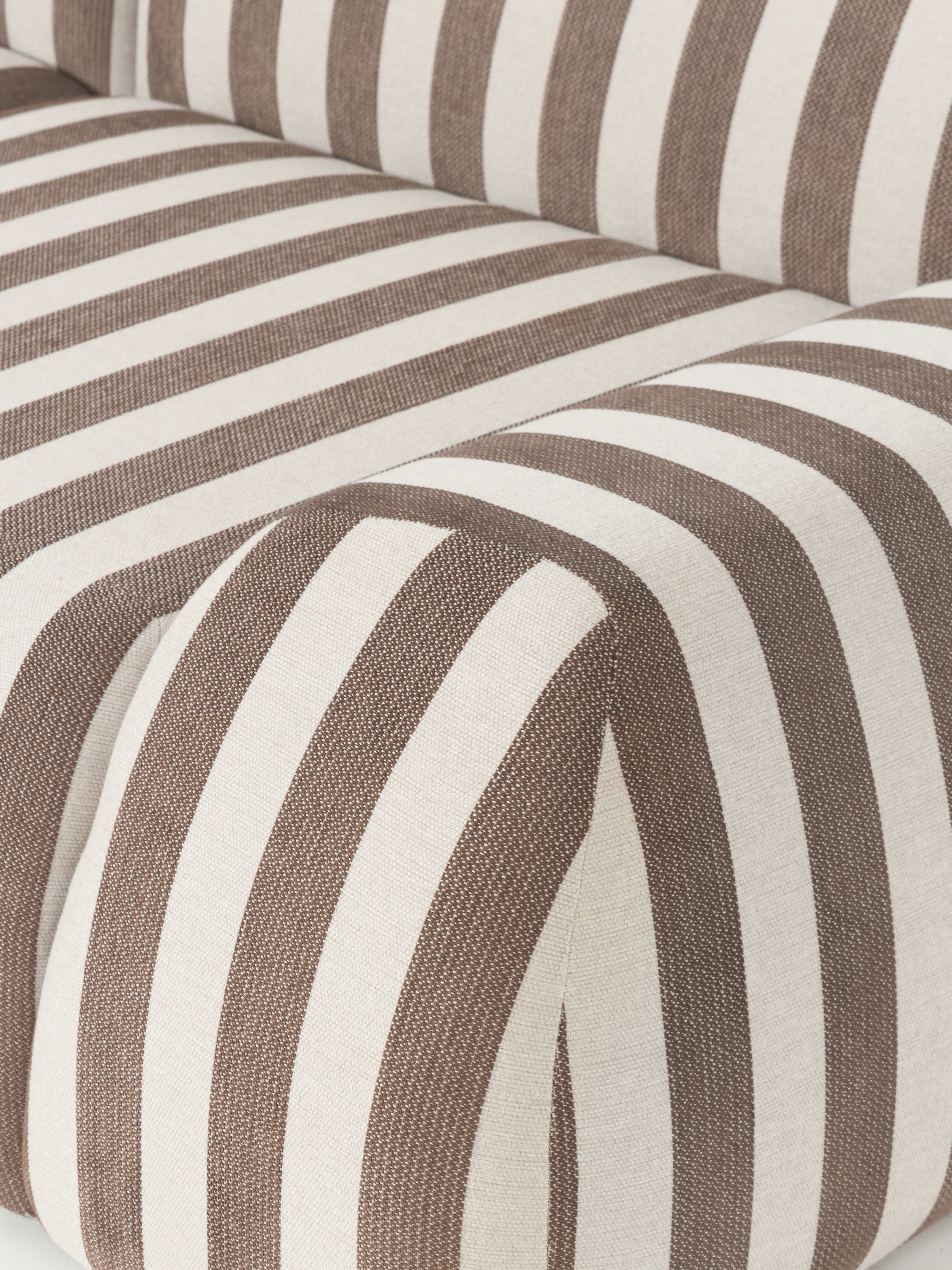 Modulares Gestreiftes Sofa Wolke (3-Sitzer)