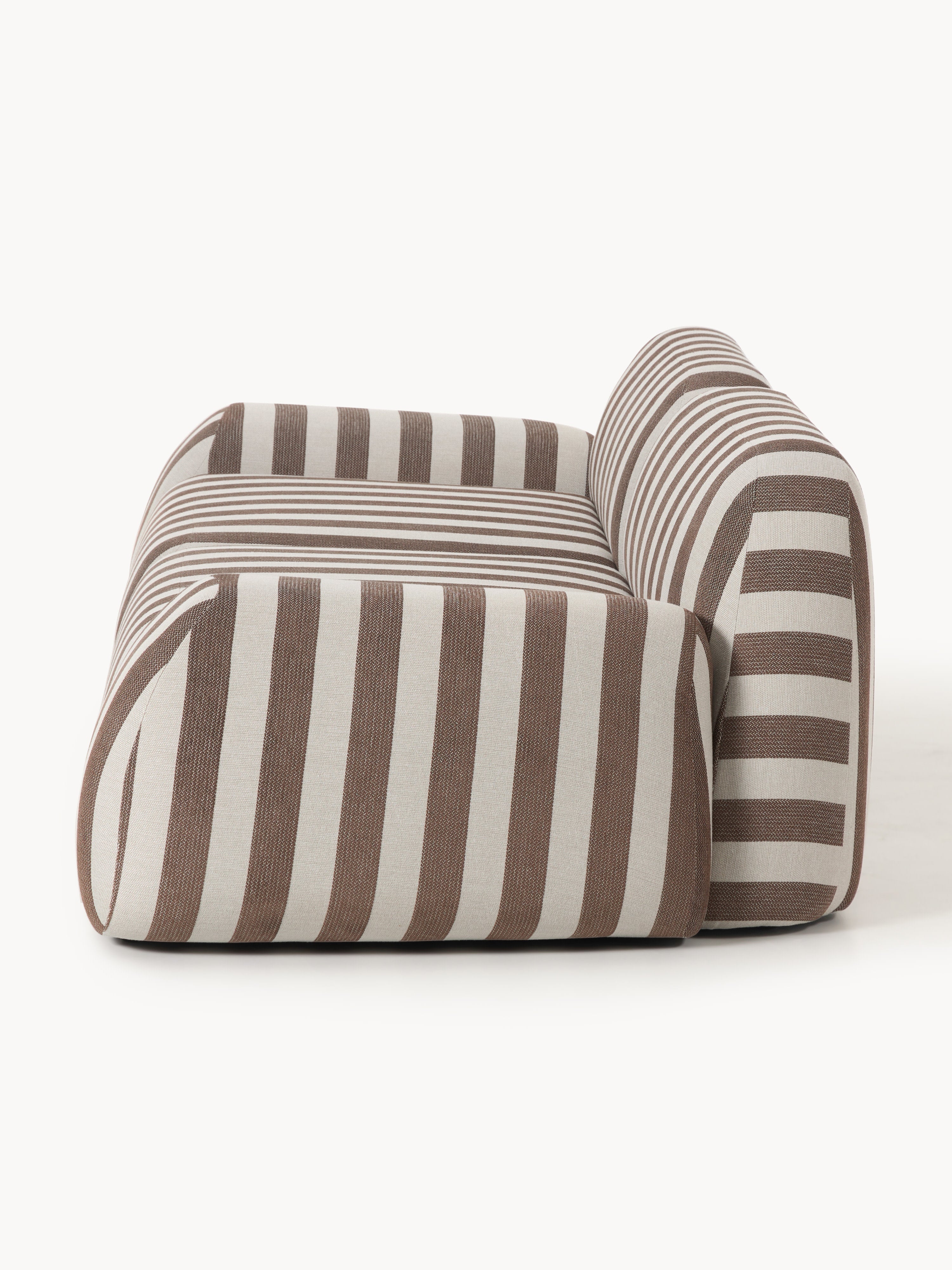 Modulares Gestreiftes Sofa Wolke (3-Sitzer)