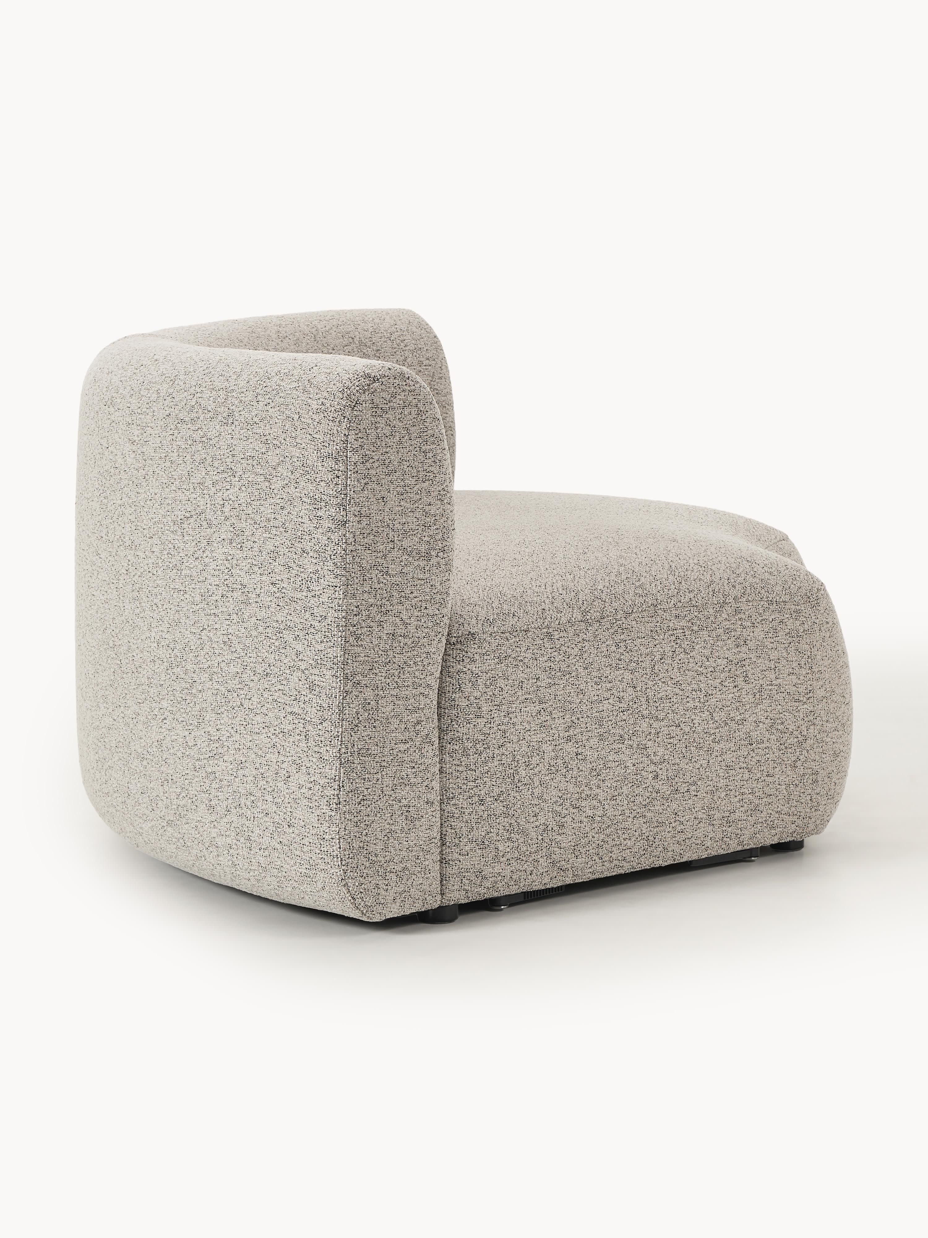 Rundes Bouclé-Eckmodul Sofia