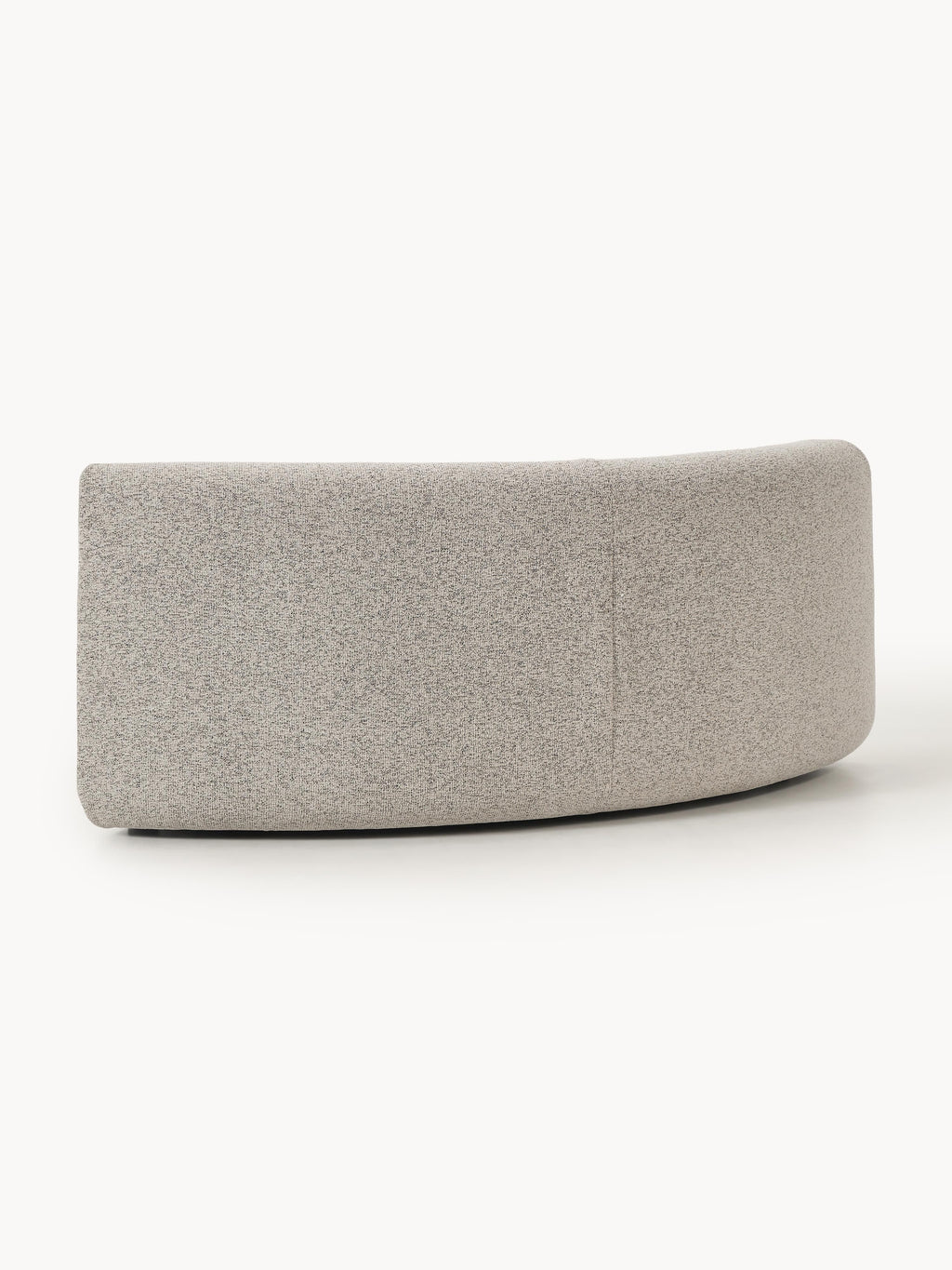 Rundes Bouclé-Eckmodul Sofia