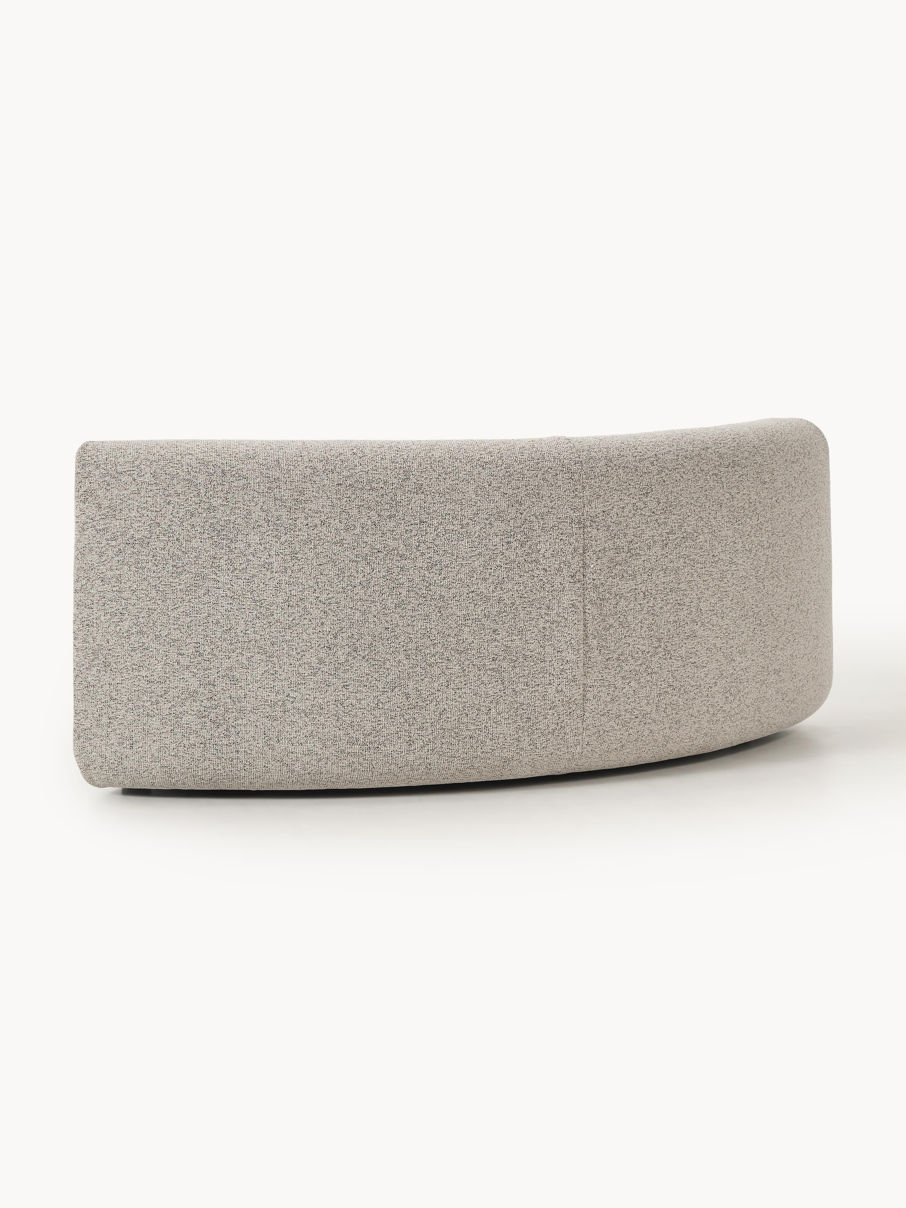 Rundes Bouclé-Eckmodul Sofia