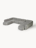 Galeriebild 1 - Modulares Gestreiftes XL-Sofa Wolke