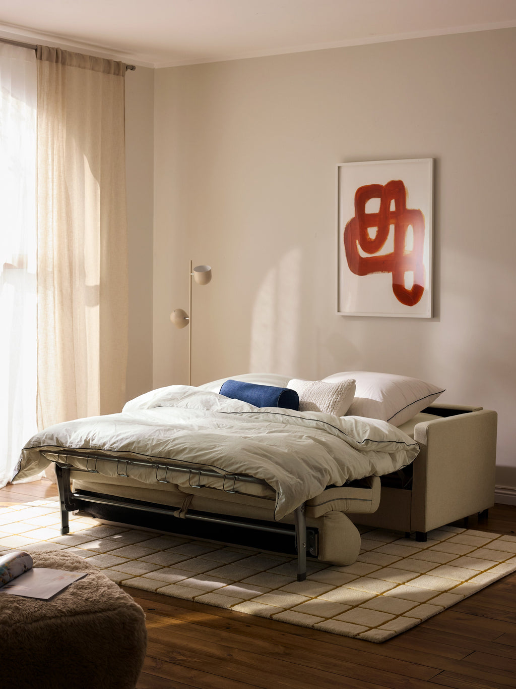 Schlafsofa Morgan mit Matratze (2-Sitzer)