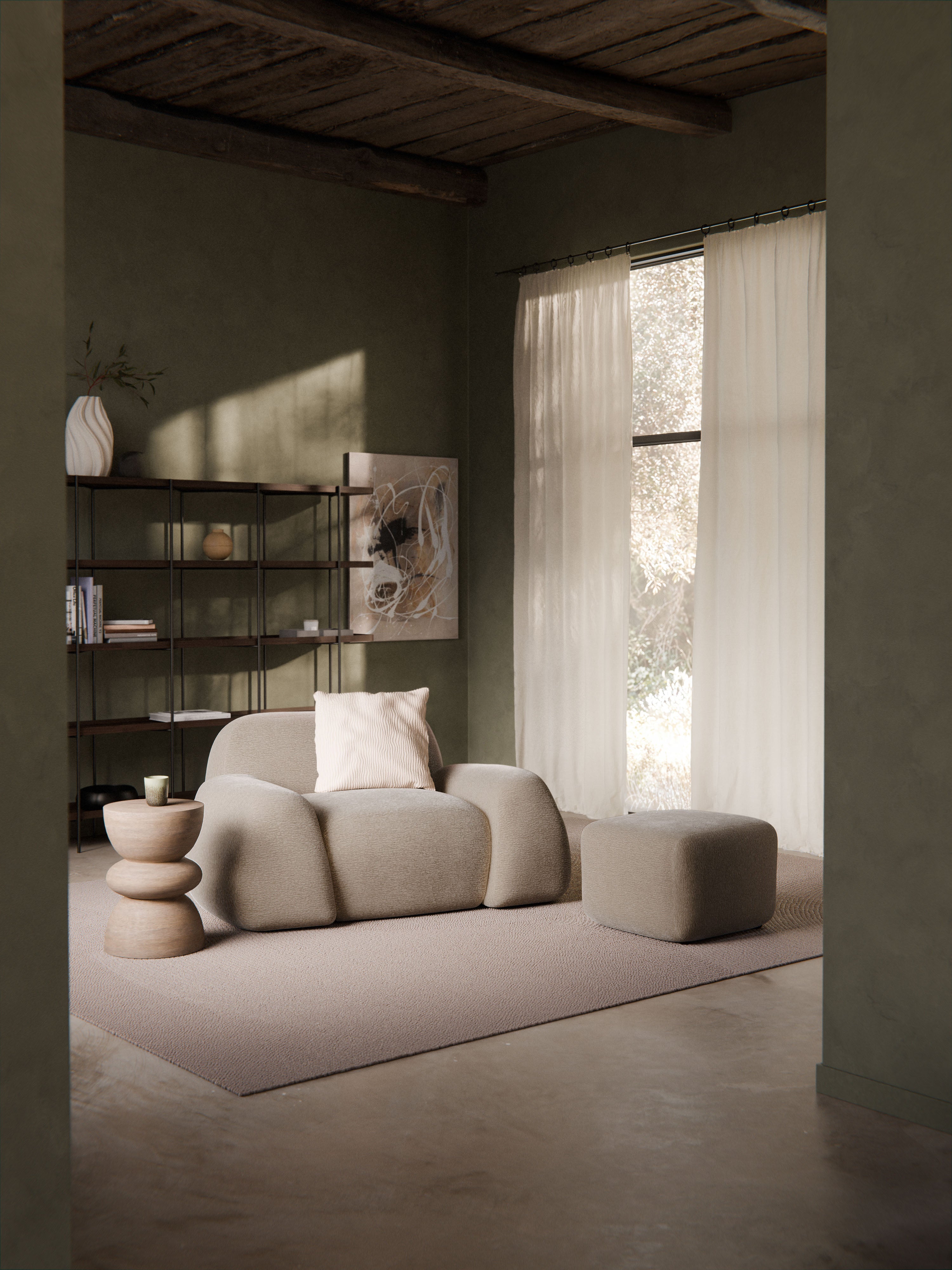 Sofa-Hocker Wolke