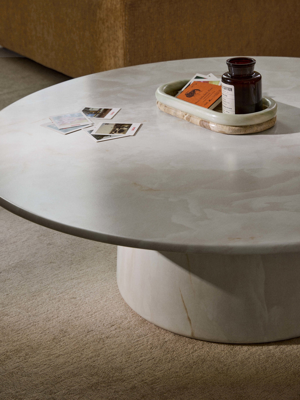 XL-Runder Couchtisch Jael