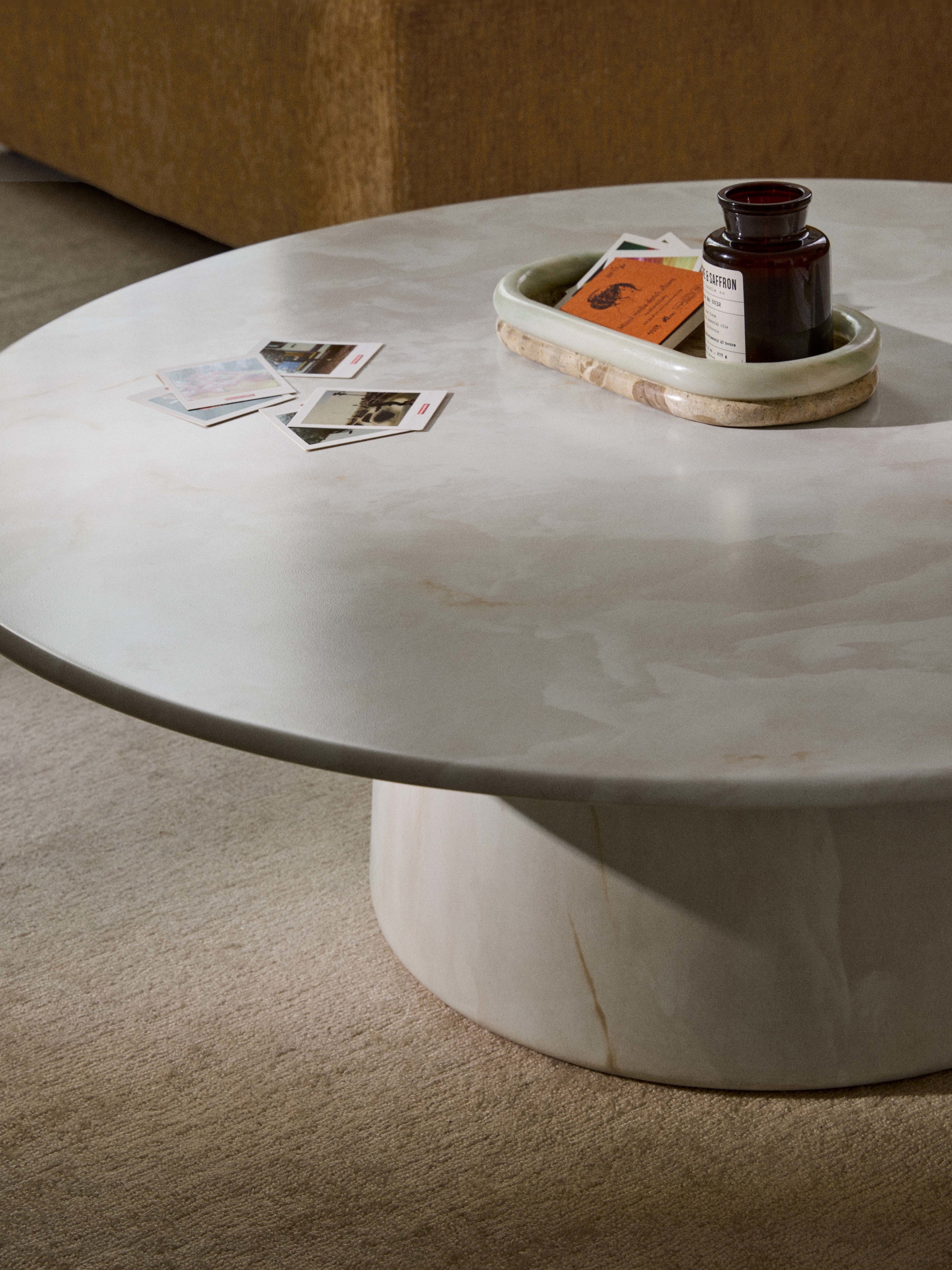 XL-Runder Couchtisch Jael