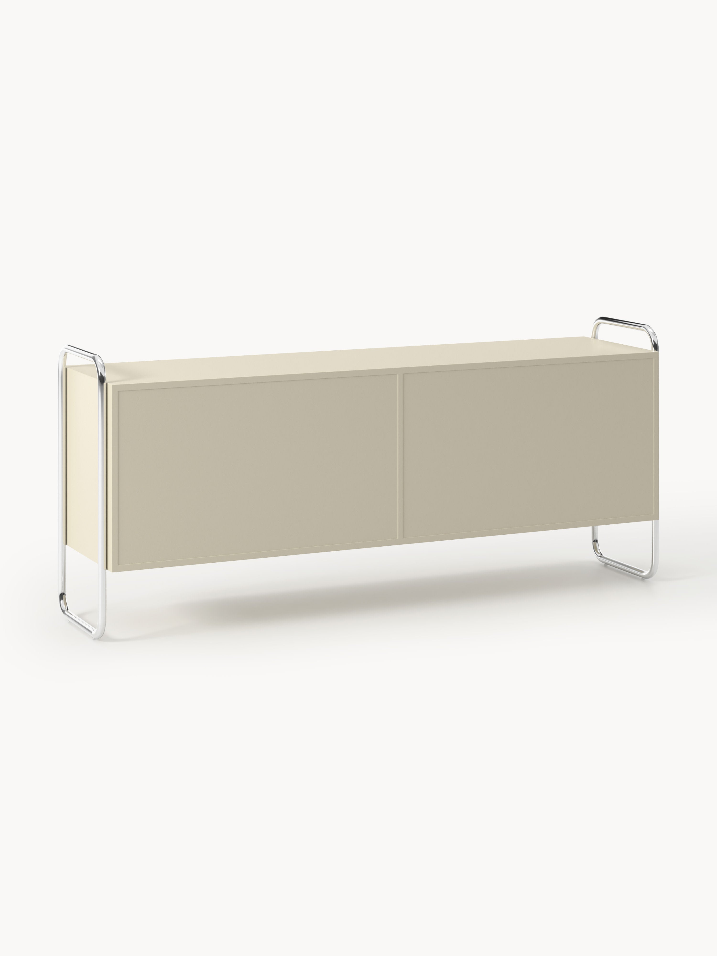 Metall-Sideboard Robyn mit Glas-Front