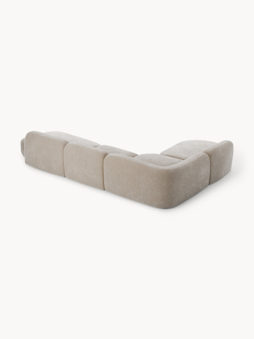 Modulares XL-Ecksofa Wolke mit Chaiselongue