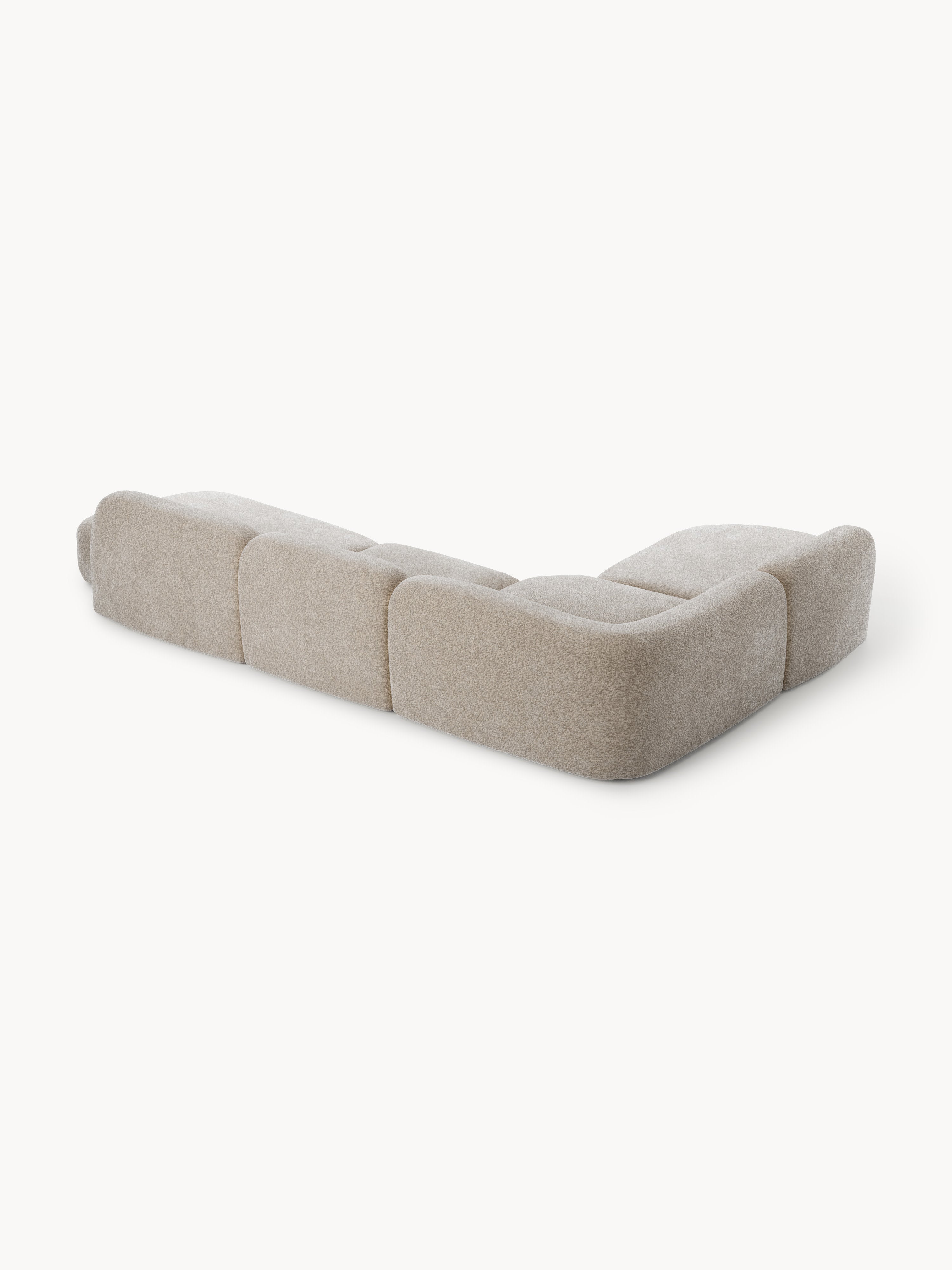 Modulares XL-Ecksofa Wolke mit Chaiselongue