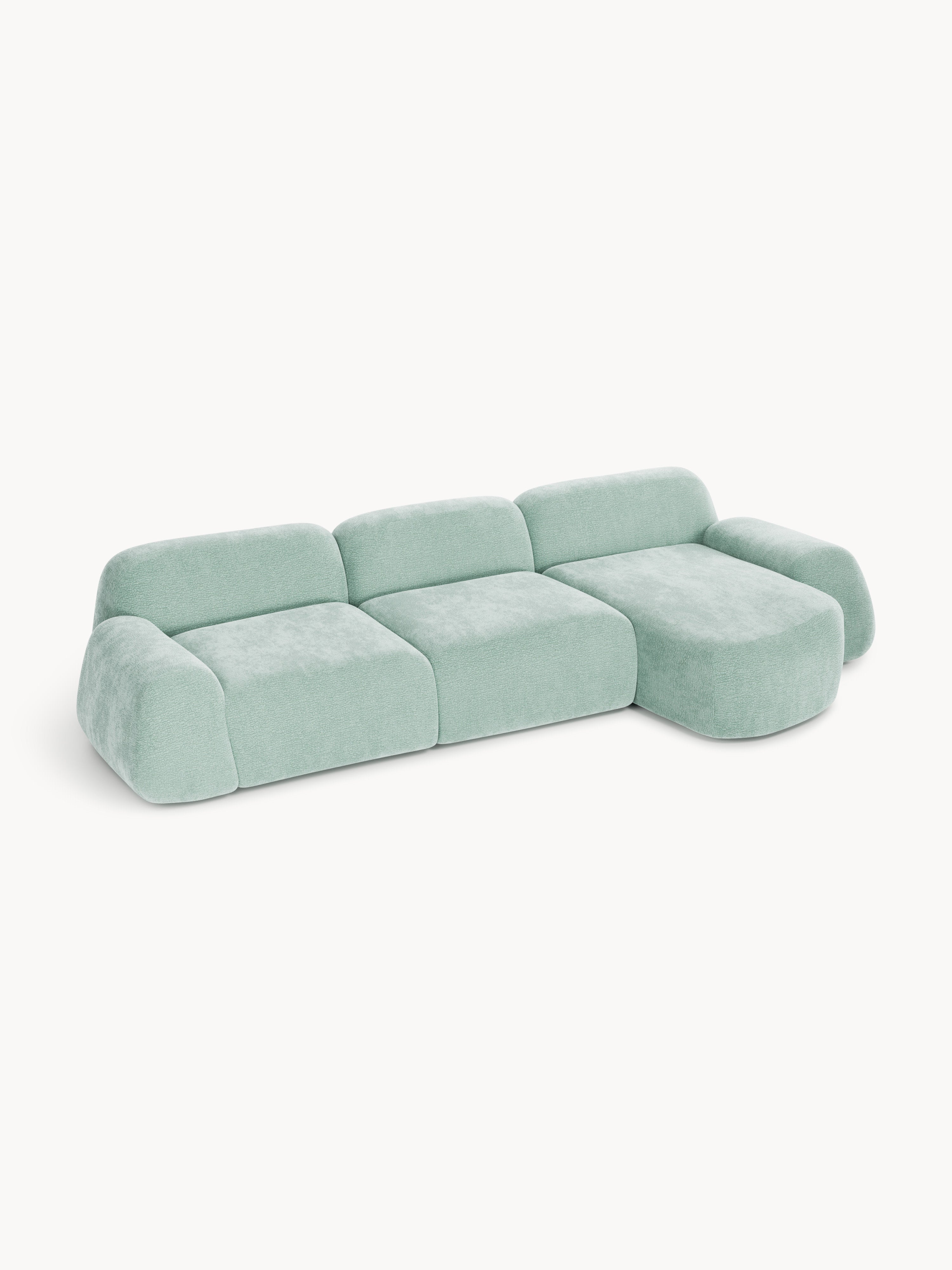 Modulares Teddy-Ecksofa Wolke (4-Sitzer)